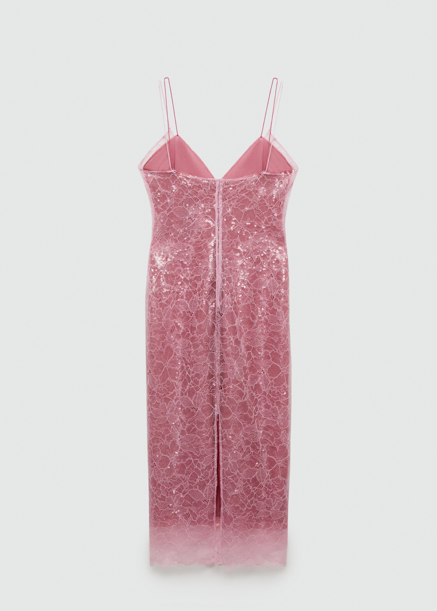 Sequin lace slip dress - Reverse of the article