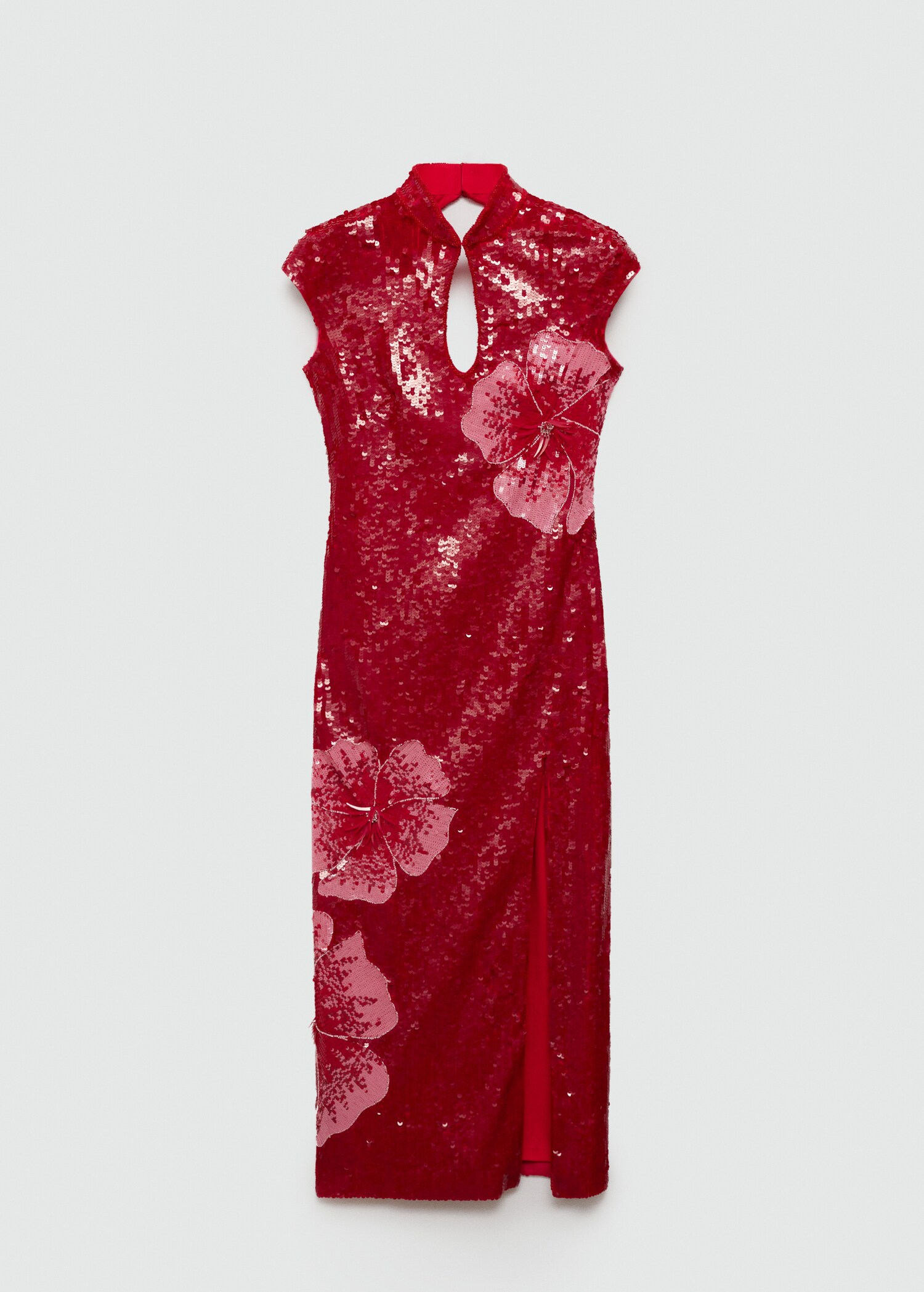 Dress with sequinned flower design - Article without model