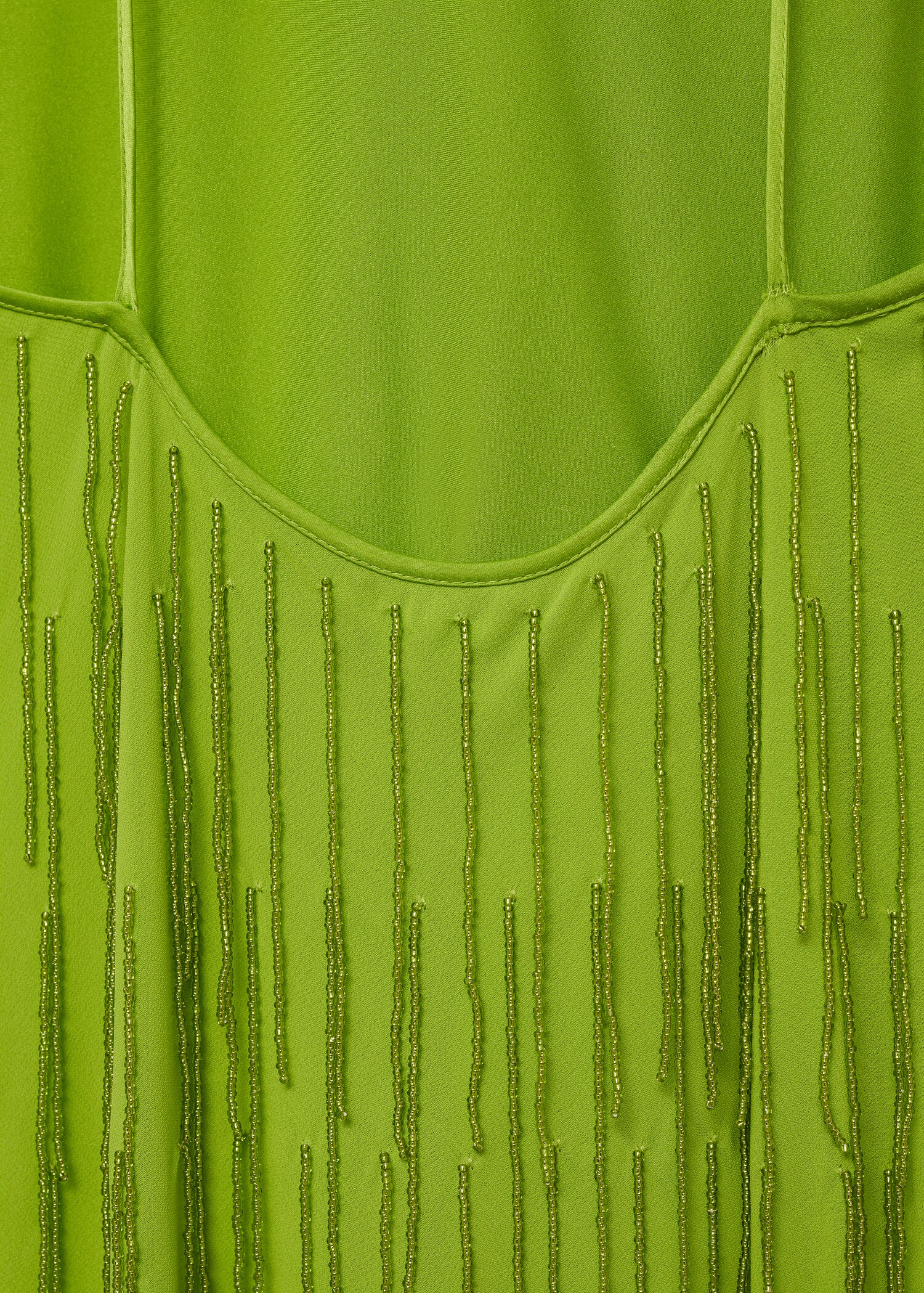 Vestido halter flecos pedrería - Detalle del artículo 0