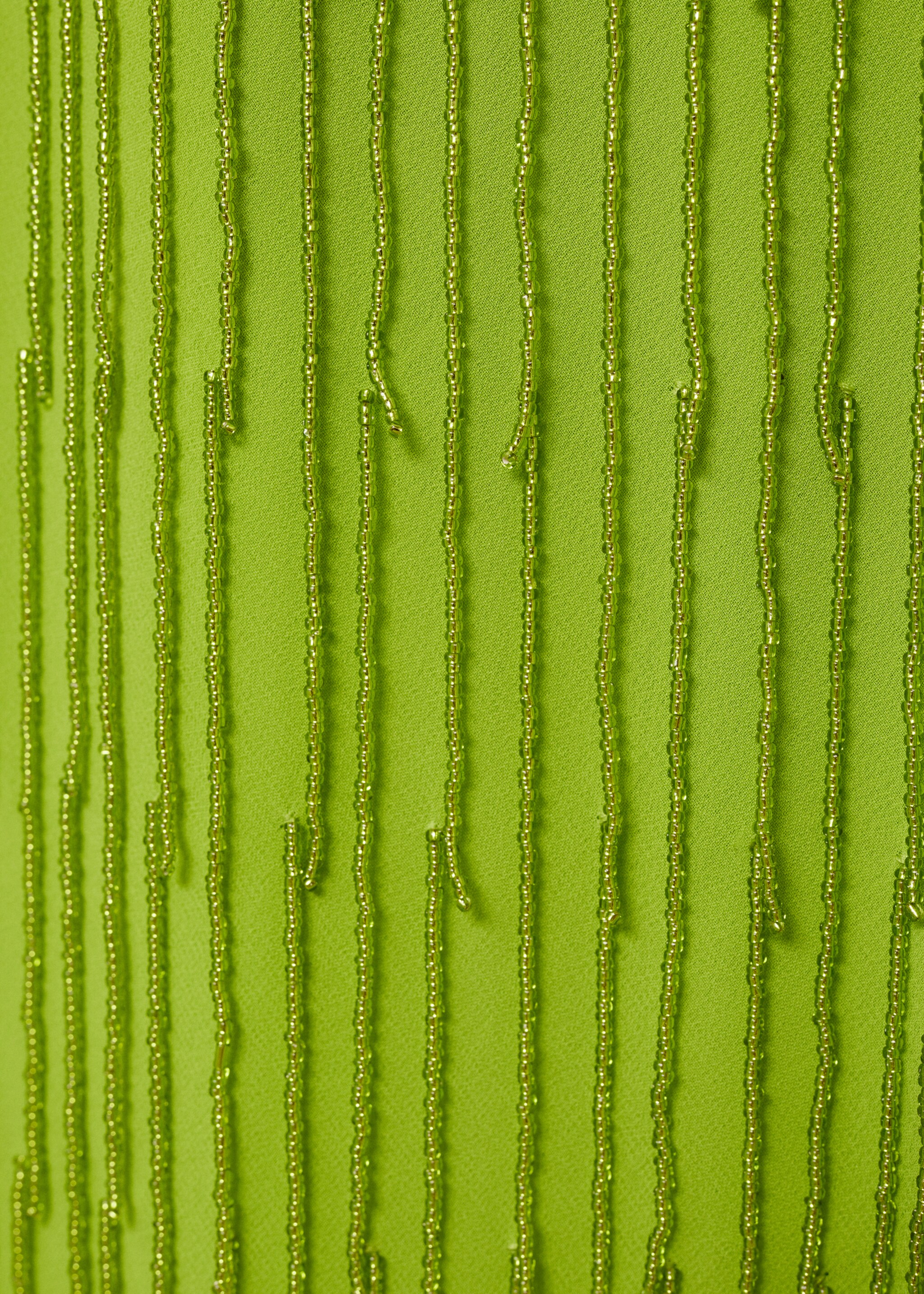 Halter dress with rhinestone fringes - Details of the article 8