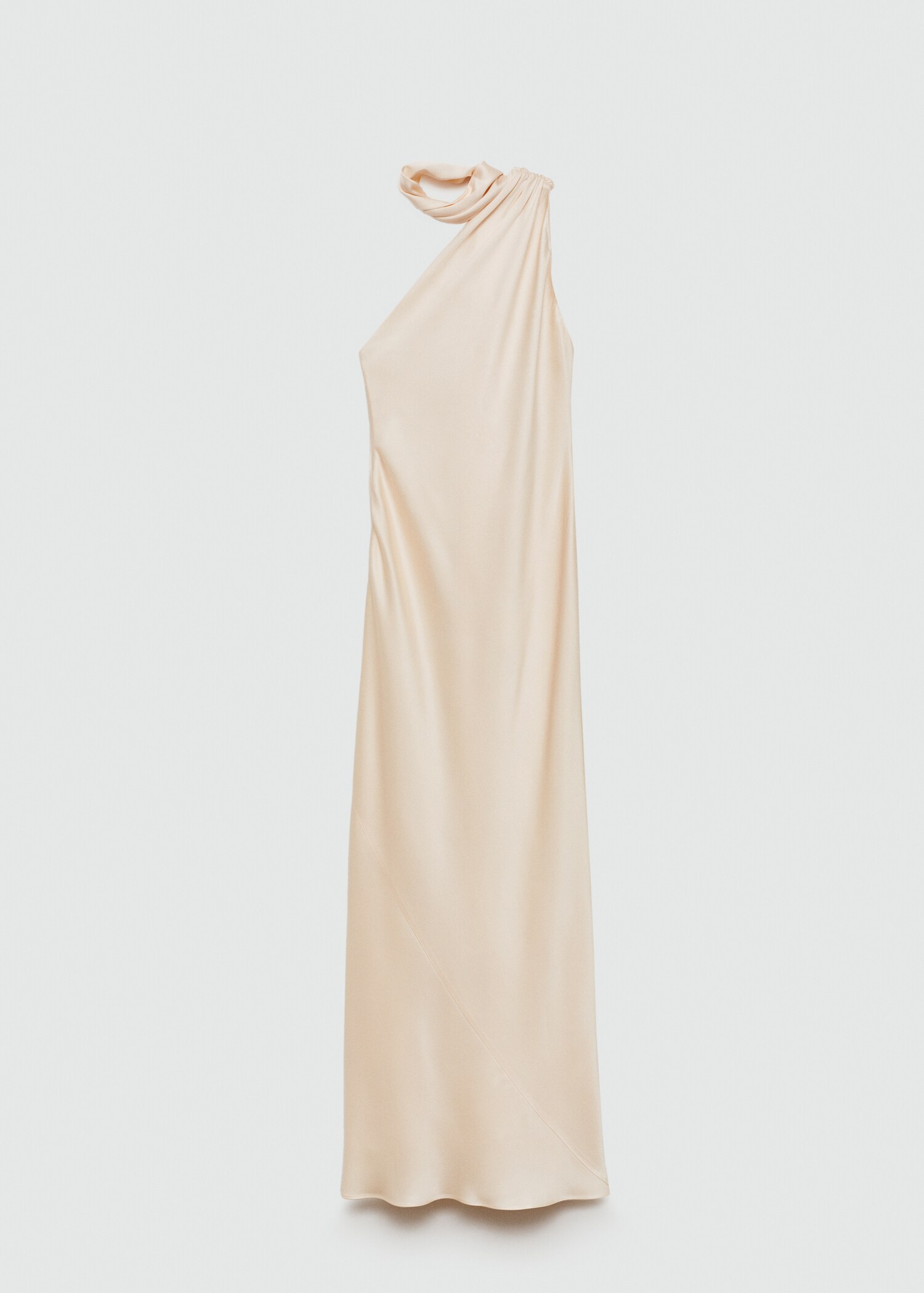 Asymmetrical bow-neck dress - Article without model