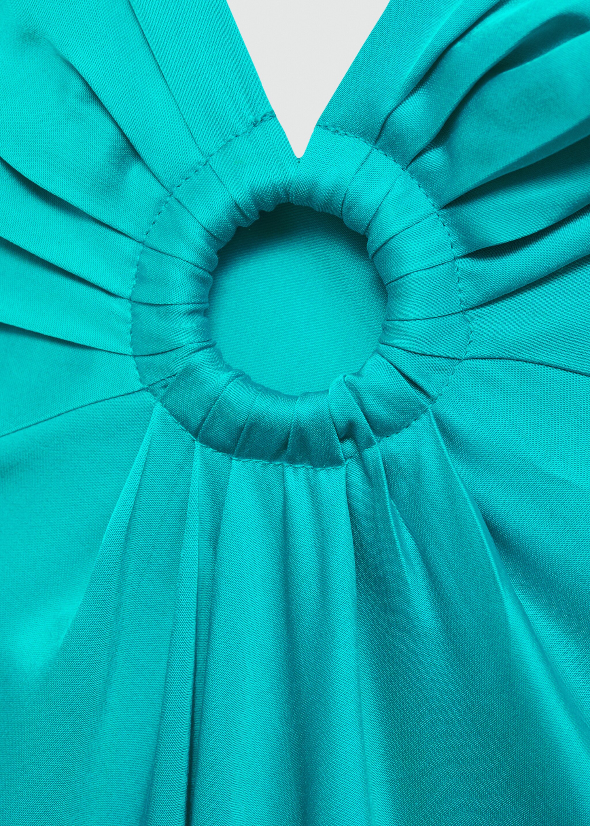 Strapless satin dress - Details of the article 0