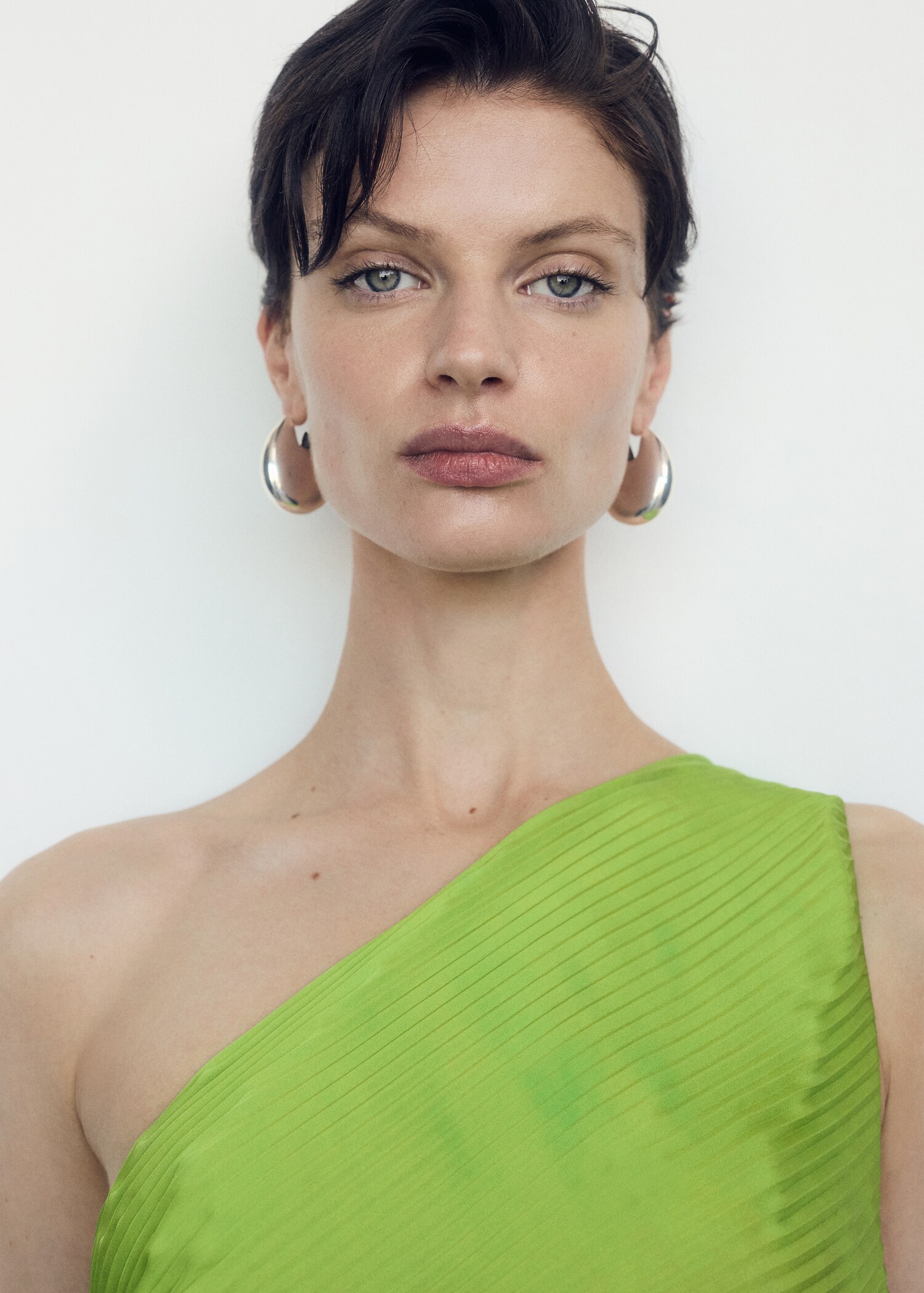 Robe asymétrique plissée - Détail de l'article 1