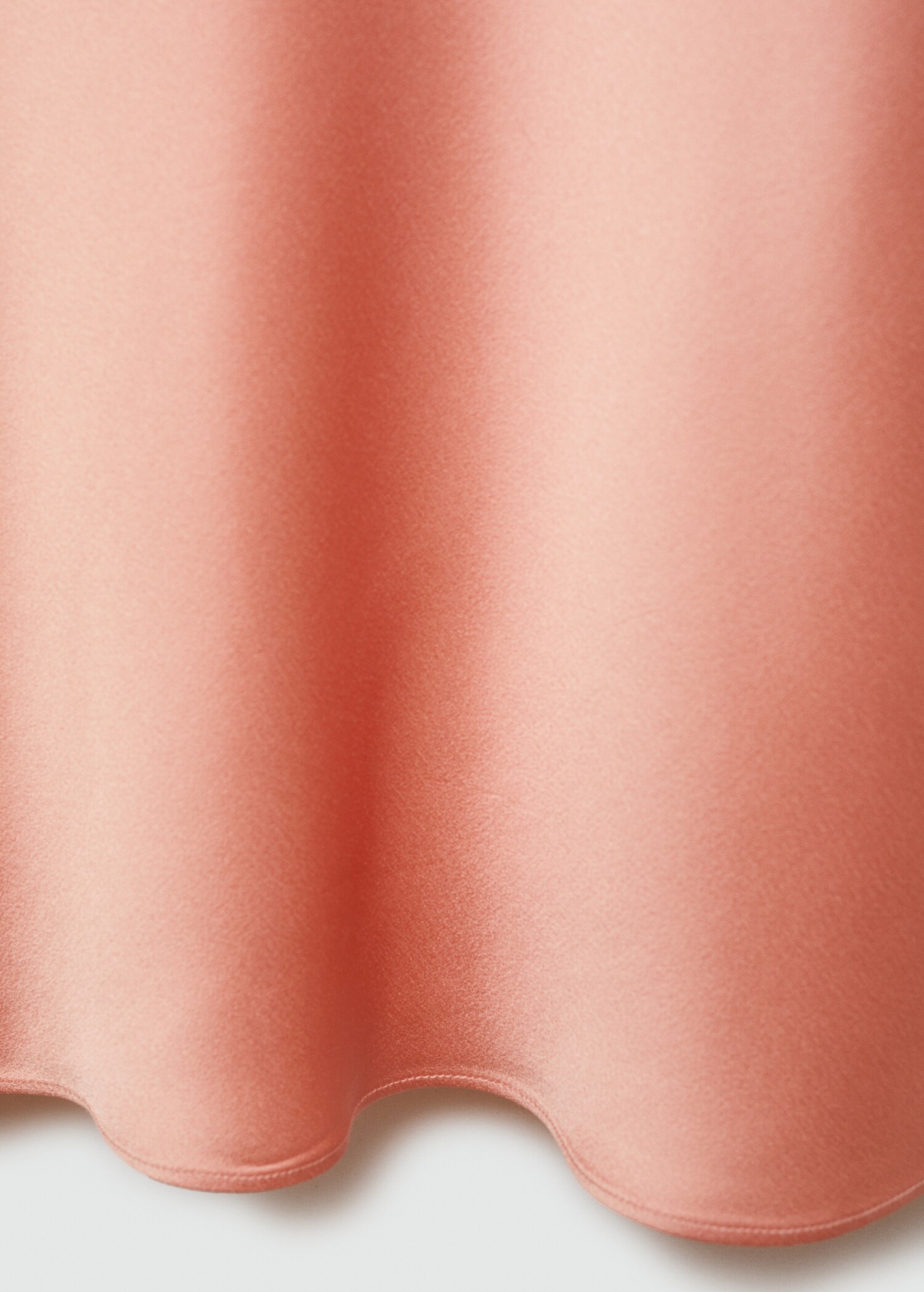 Satin dress with feather detail - Details of the article 0