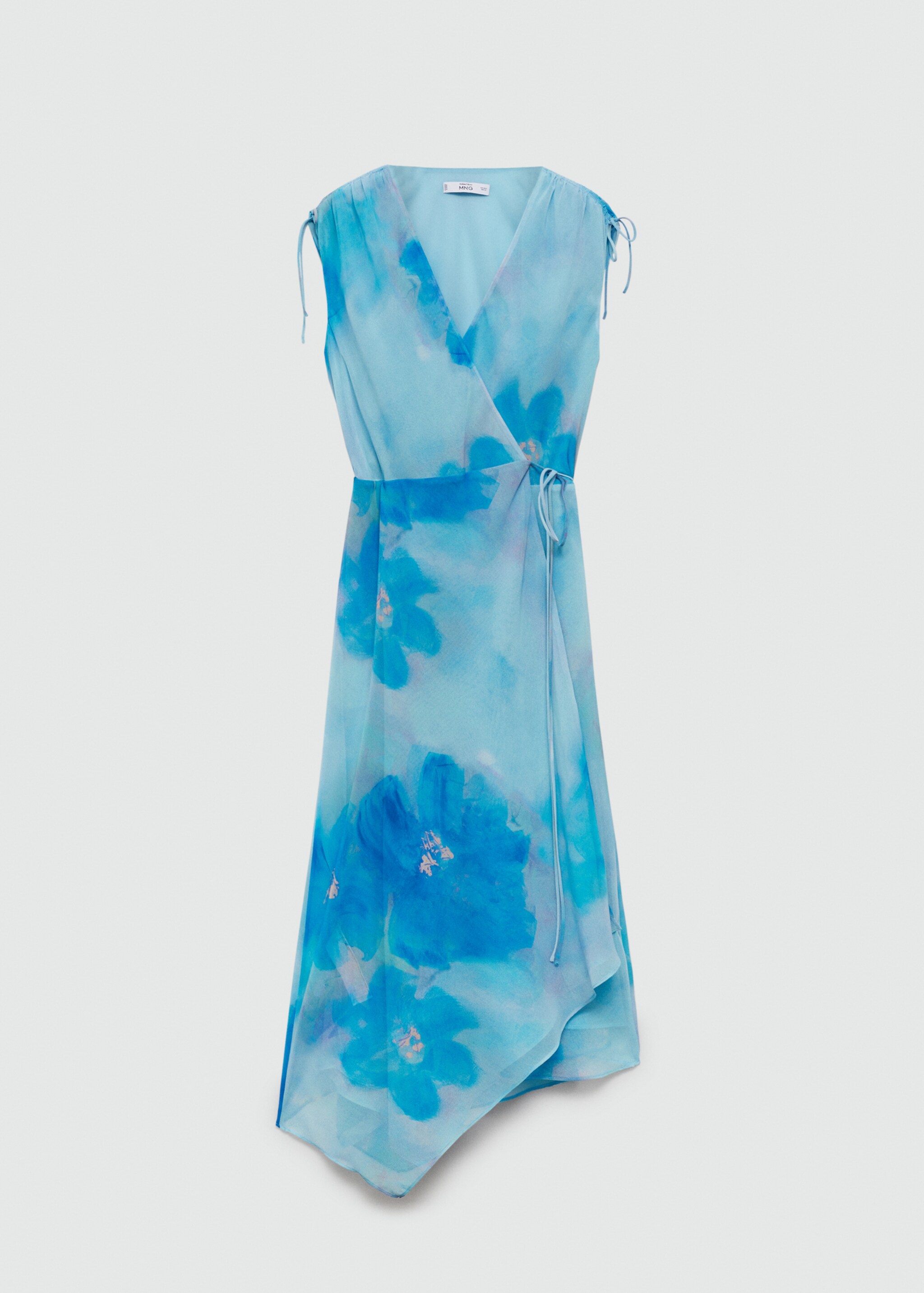 Gemustertes Wickelkleid - Artikel ohne Model