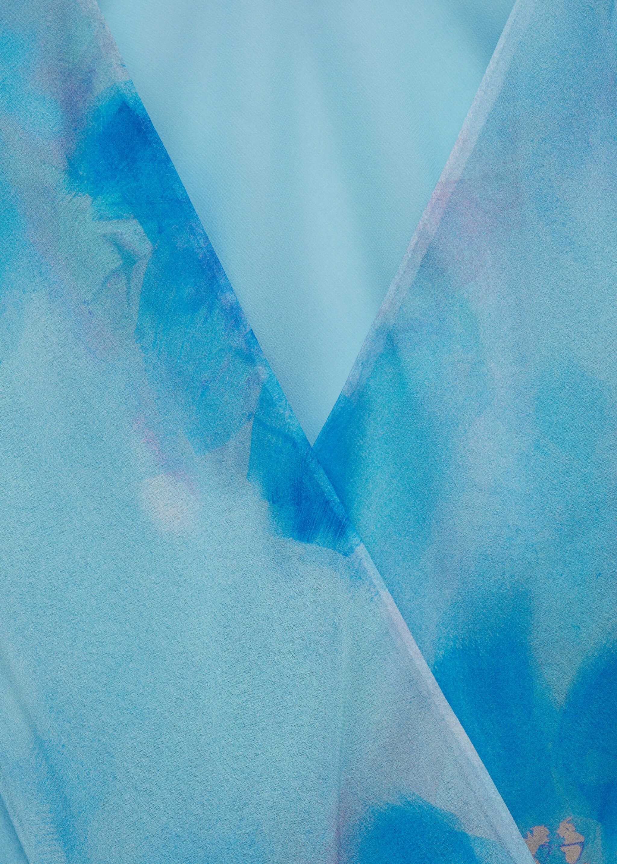 Gemustertes Wickelkleid - Detail des Artikels 8