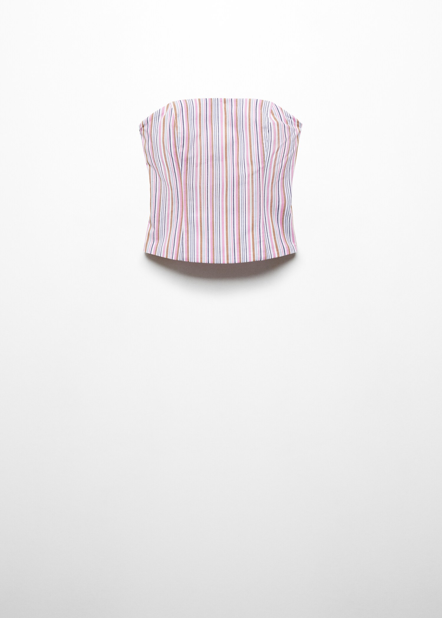 Striped denim top - Article without model