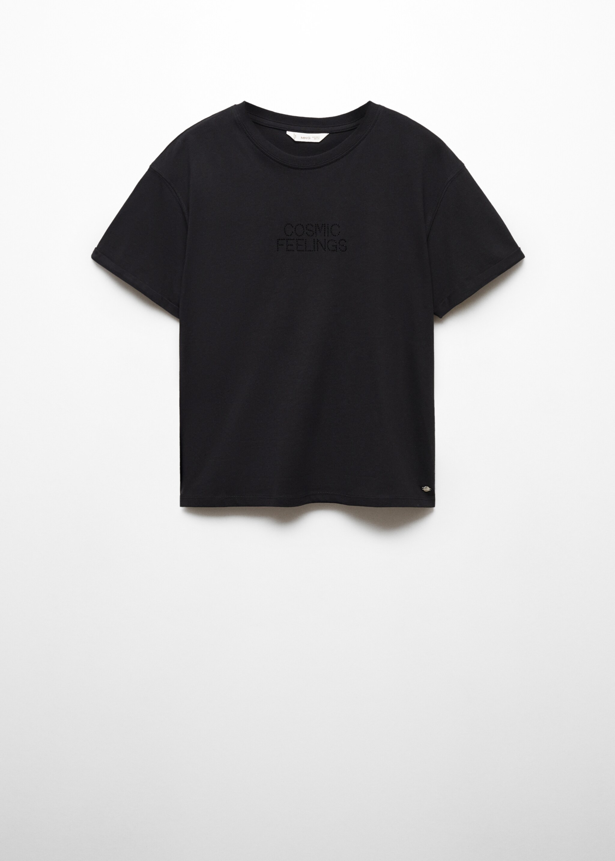Short-sleeved t-shirt with message - Article without model