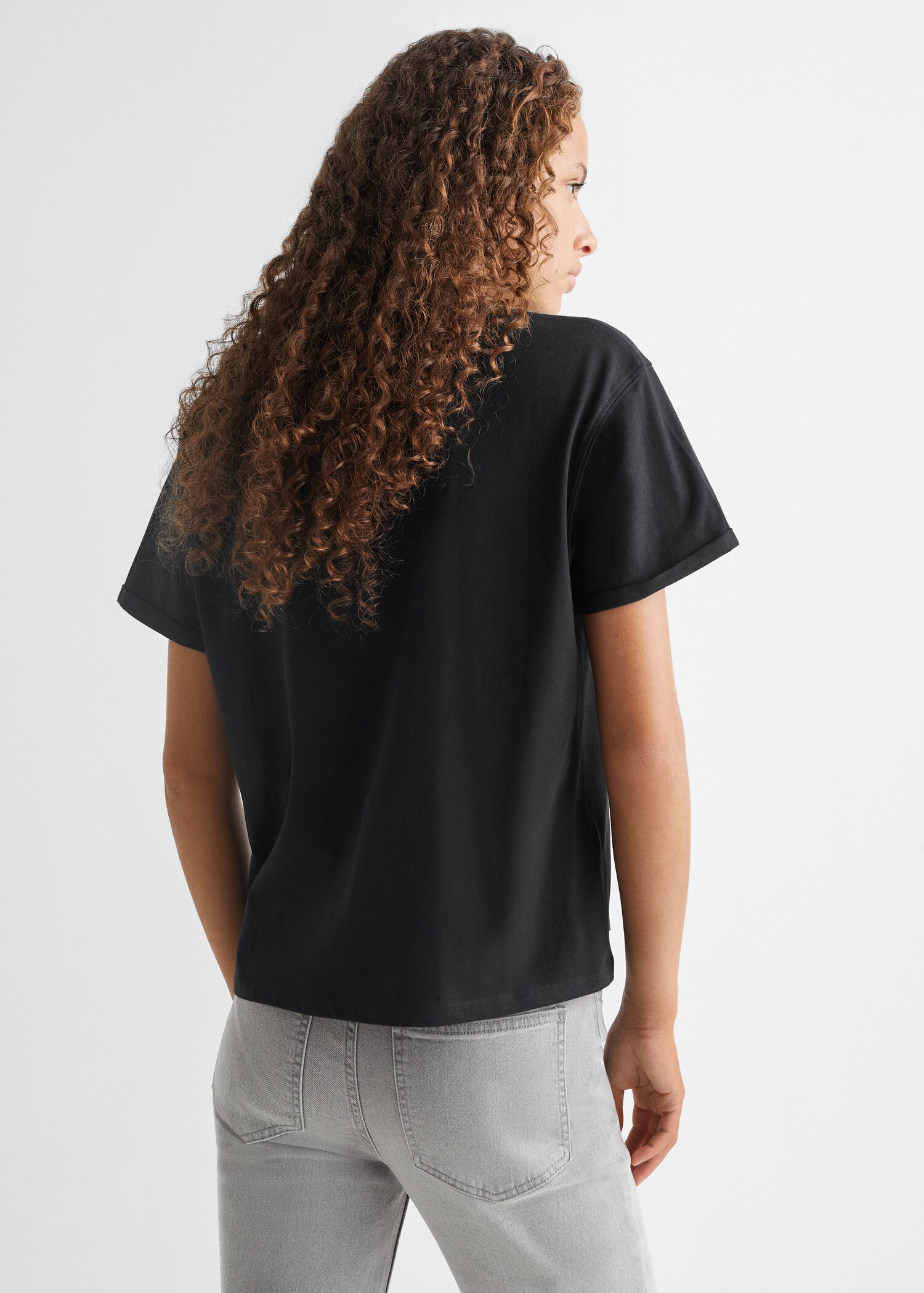 Short-sleeved t-shirt with message - Reverse of the article