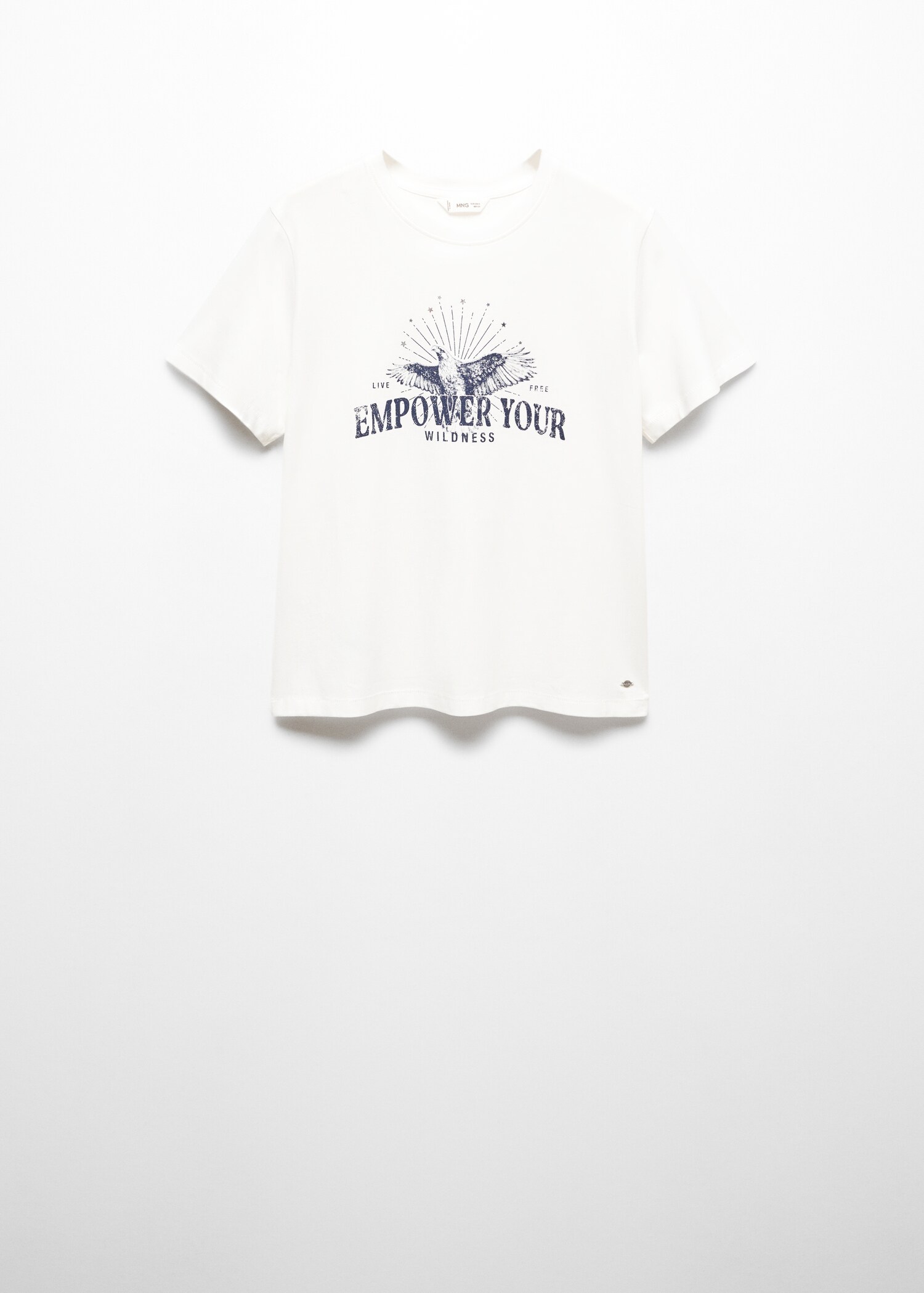 Printed cotton-blend T-shirt - Article without model