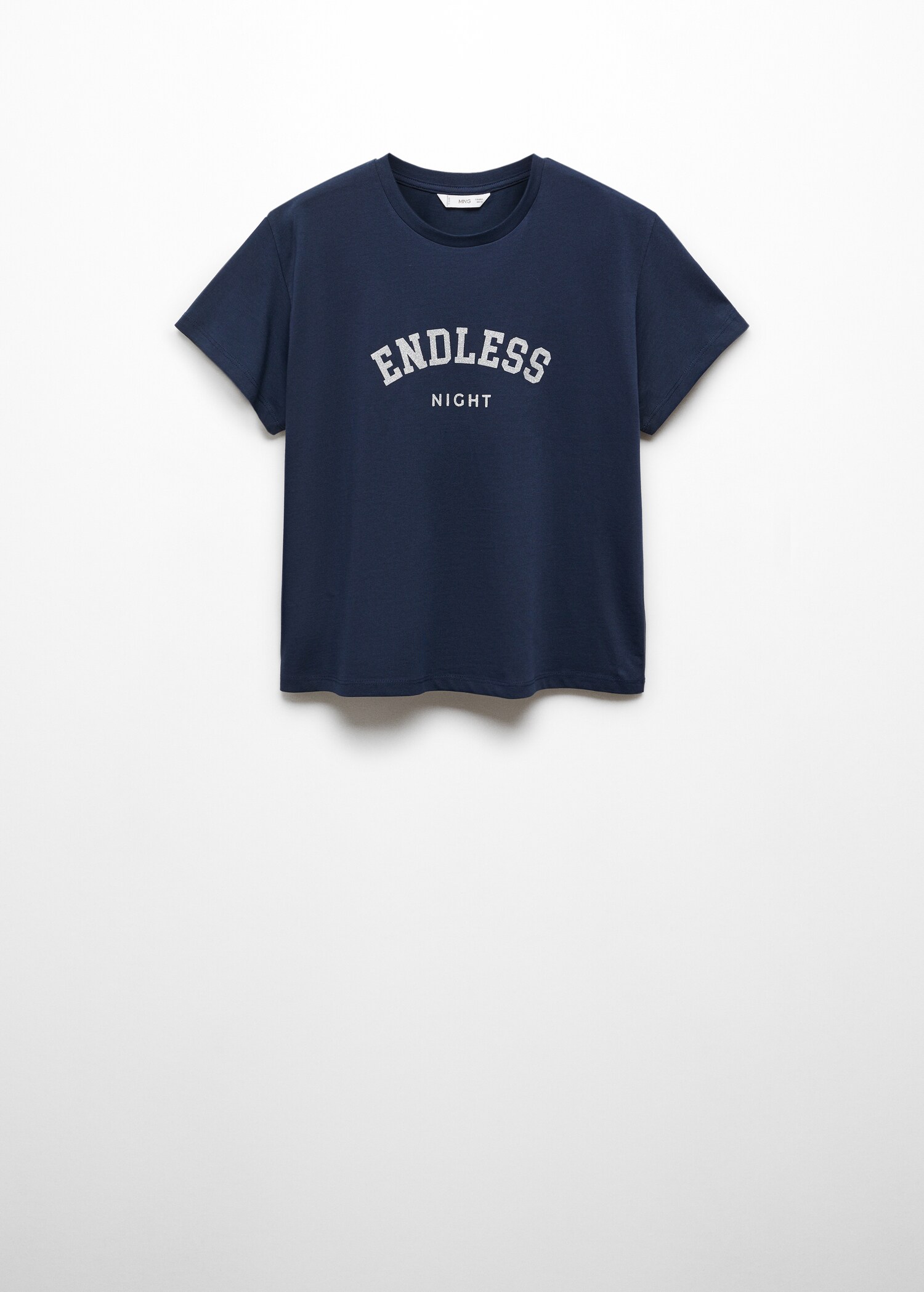 Printed message T-shirt - Article without model