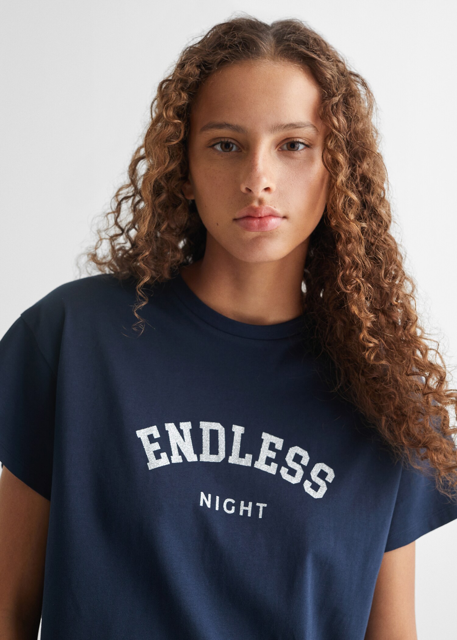 Printed message T-shirt - Details of the article 1