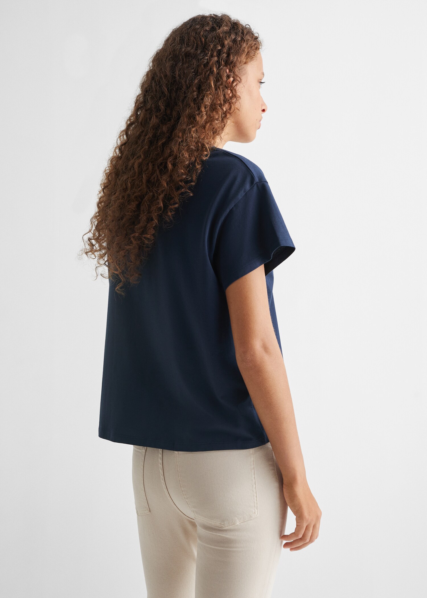 Printed message T-shirt - Reverse of the article