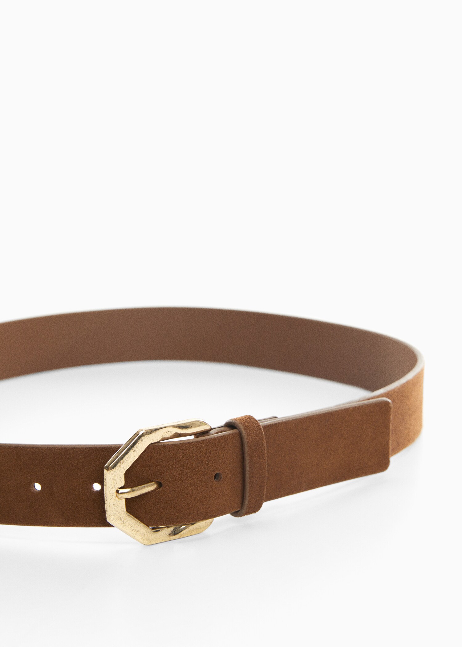 Ceinture cuir boucle irrégulière - Détail de l'article 1