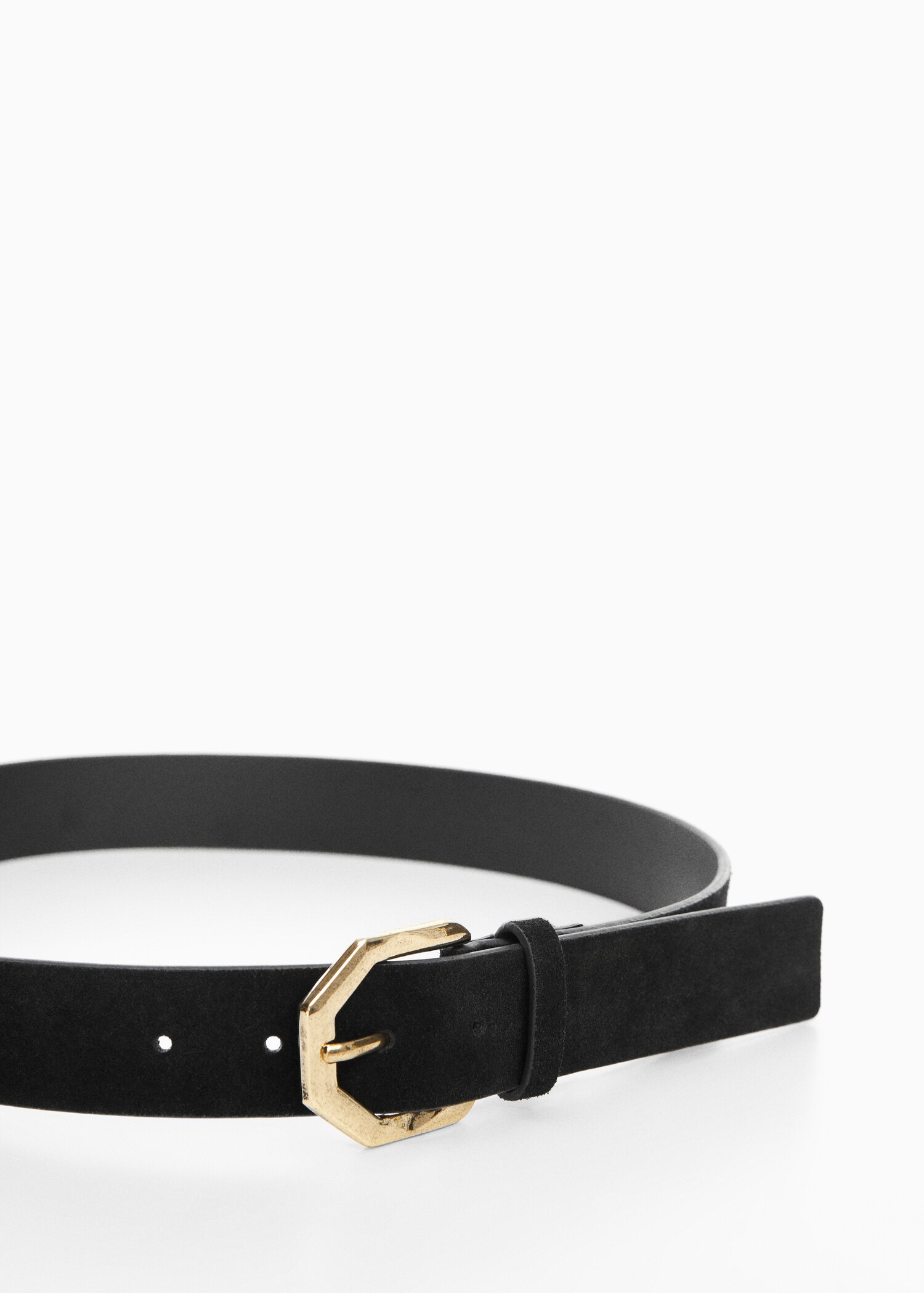 Ceinture cuir boucle irrégulière - Détail de l'article 1