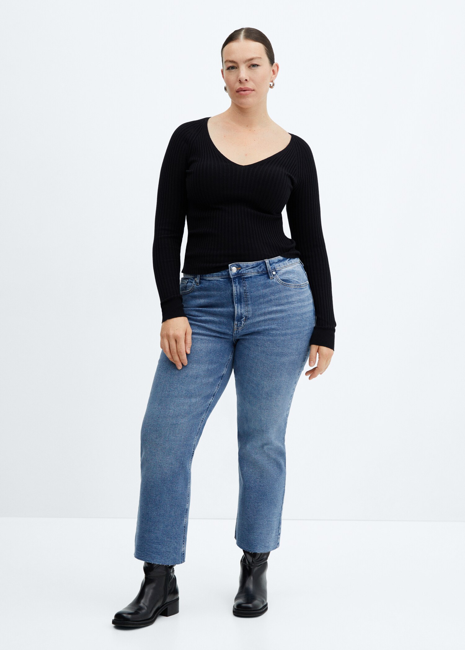 Sienna flared cropped jeans - Details of the article 3