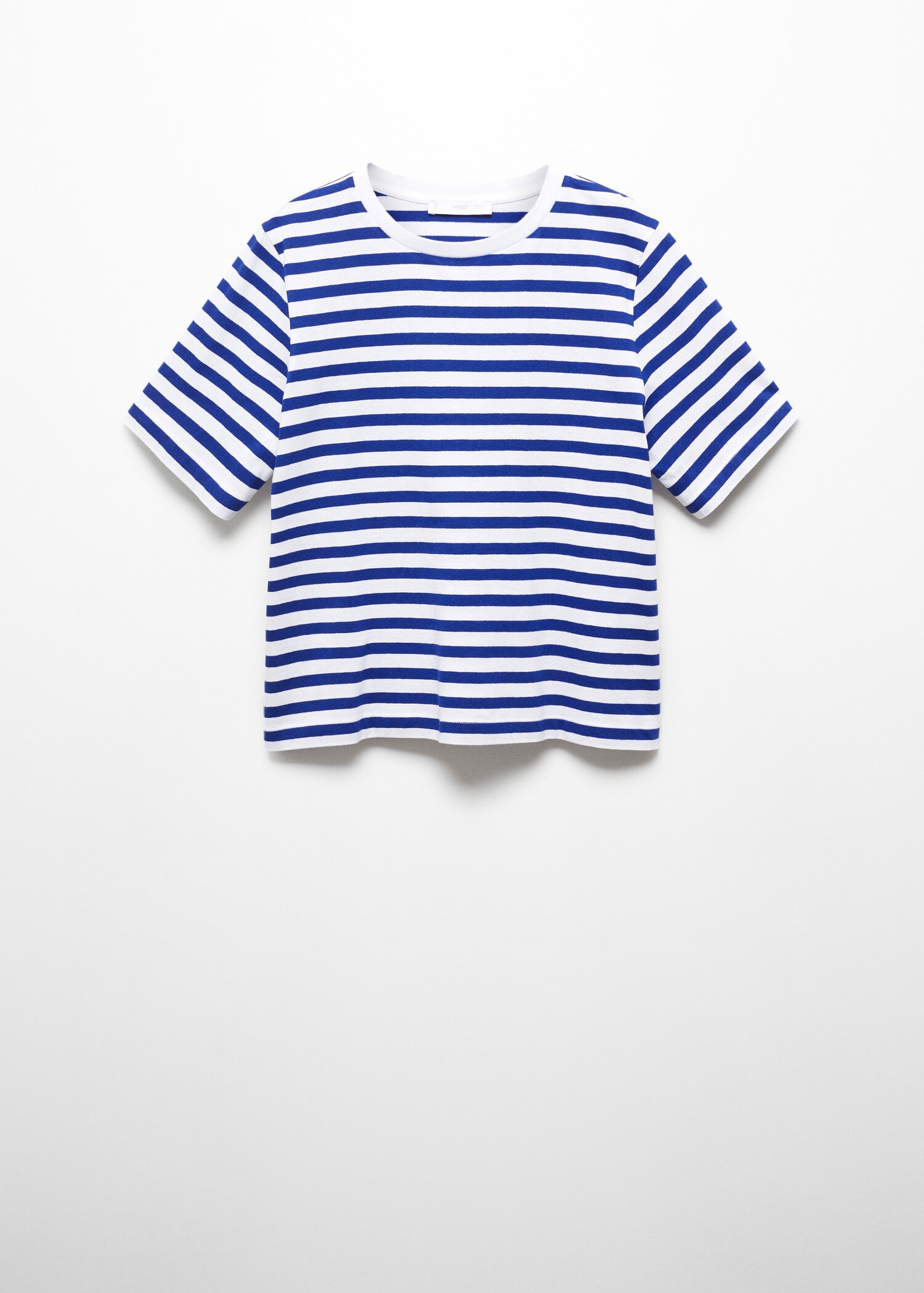 Gestreept katoenen T-shirt - Artikel zonder model