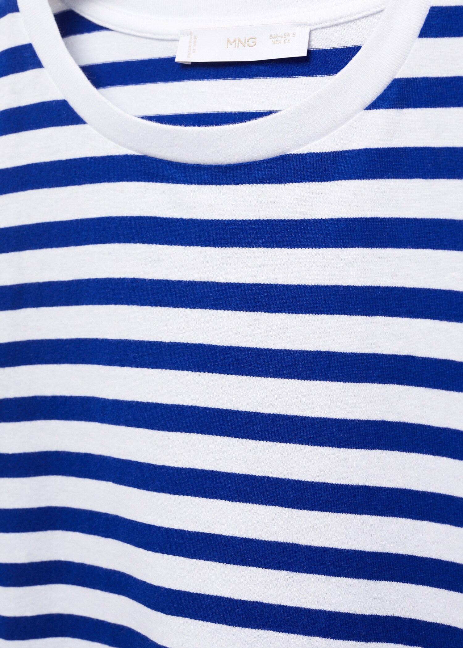 Gestreept katoenen T-shirt - Detail van het artikel 8