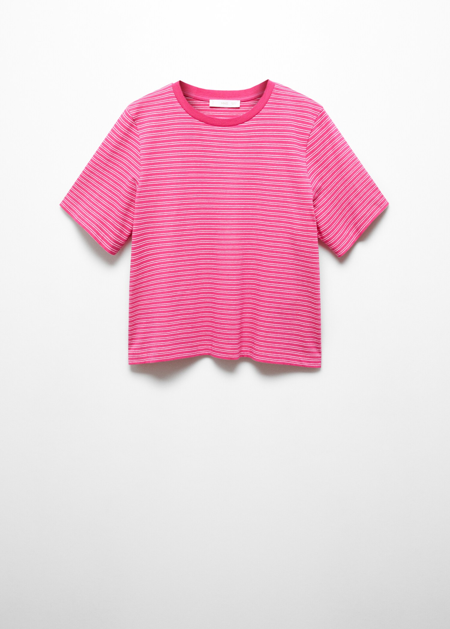 Gestreept katoenen T-shirt - Artikel zonder model