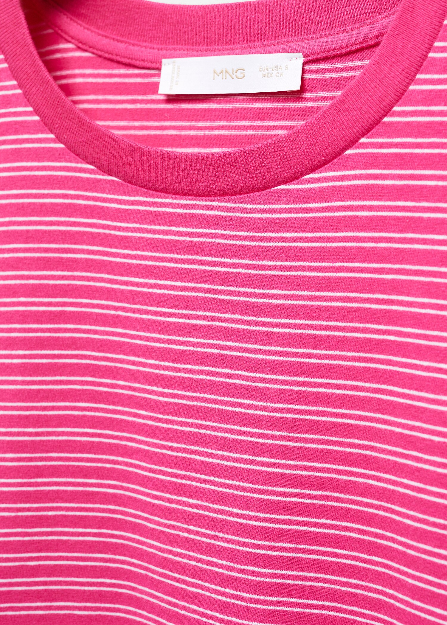 Gestreept katoenen T-shirt - Detail van het artikel 8