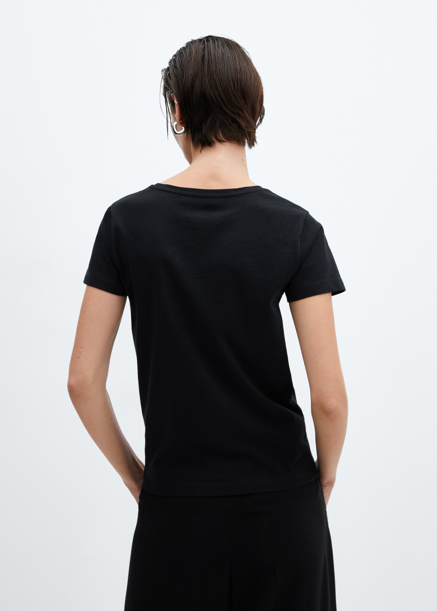 Camiseta algodón logo - Reverso del artículo