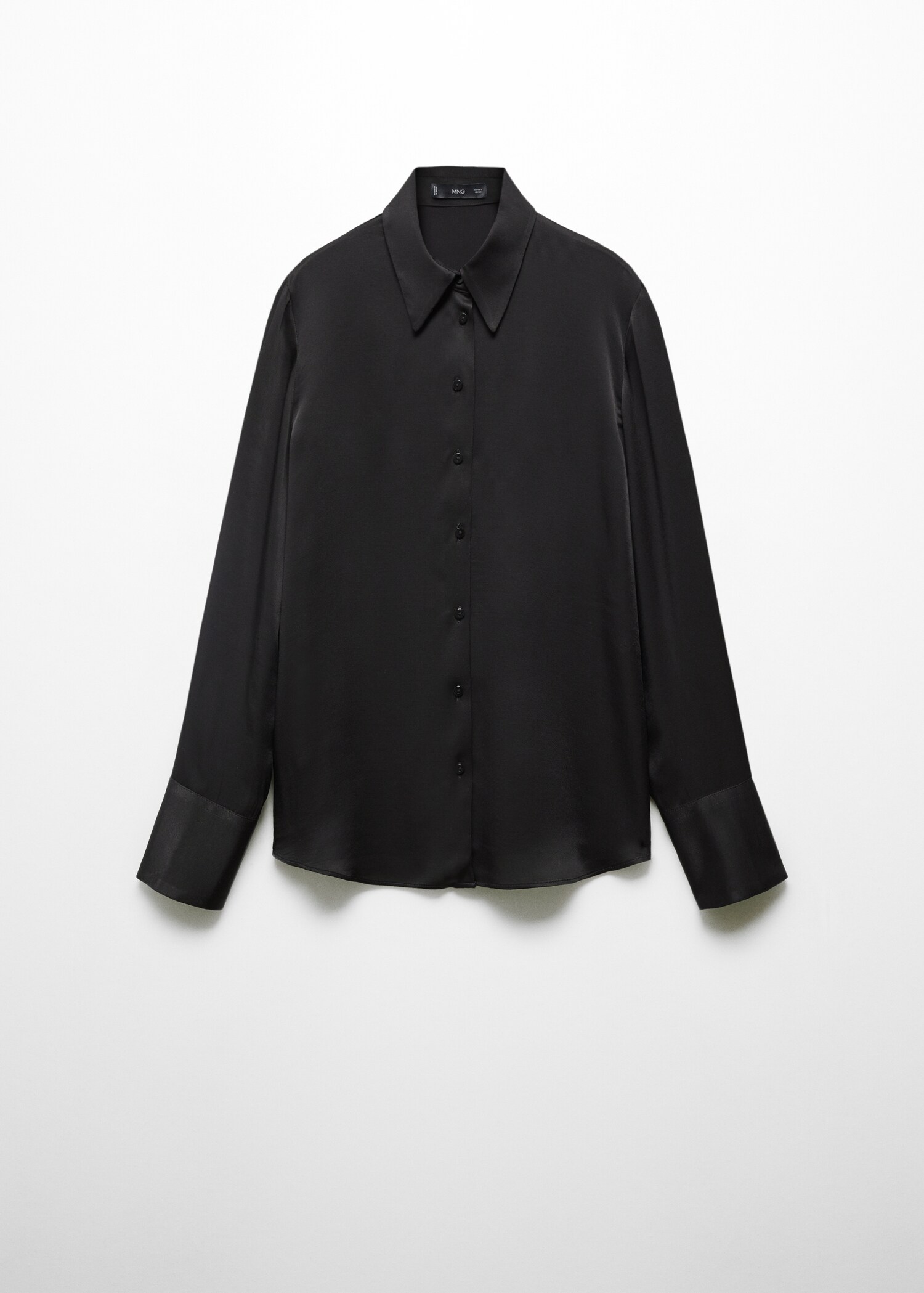 Satin finish flowy shirt - Article without model