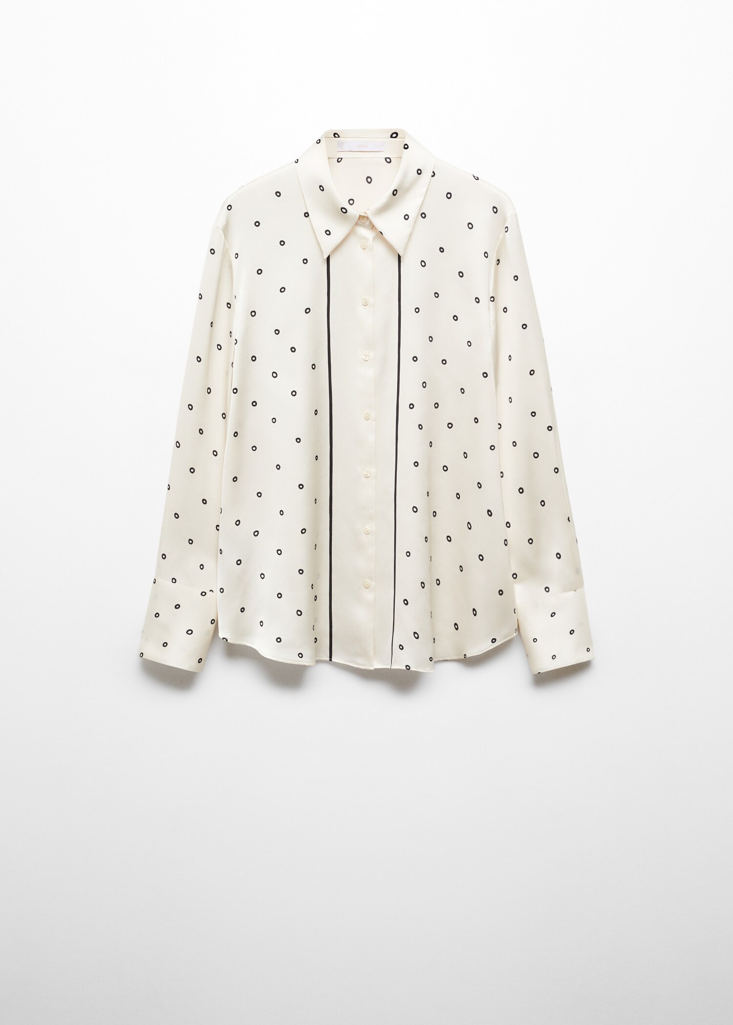 Satin finish flowy shirt - Article without model
