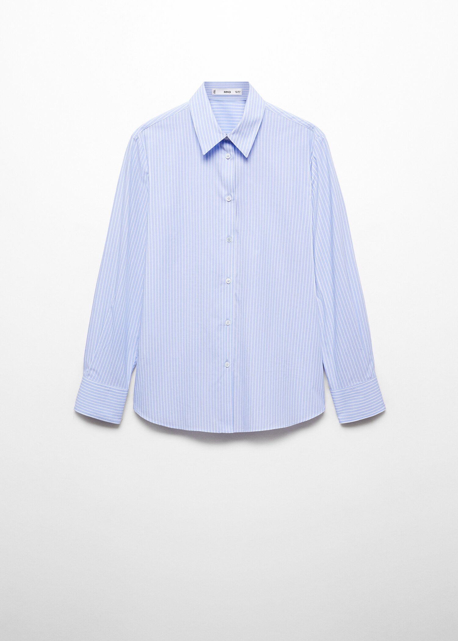Regular cotton lyocell-blend shirt - Article without model