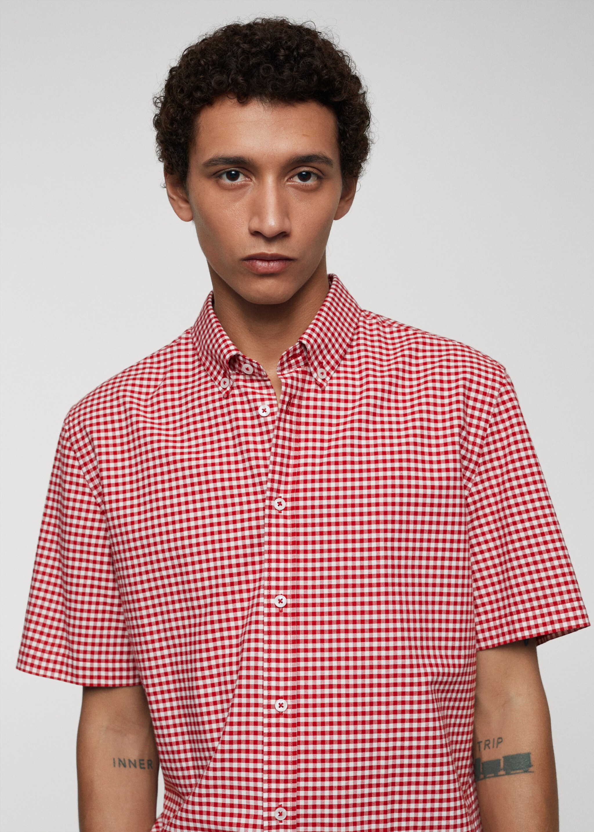 Camisa 100% algodón estampada - Detalle del artículo 1