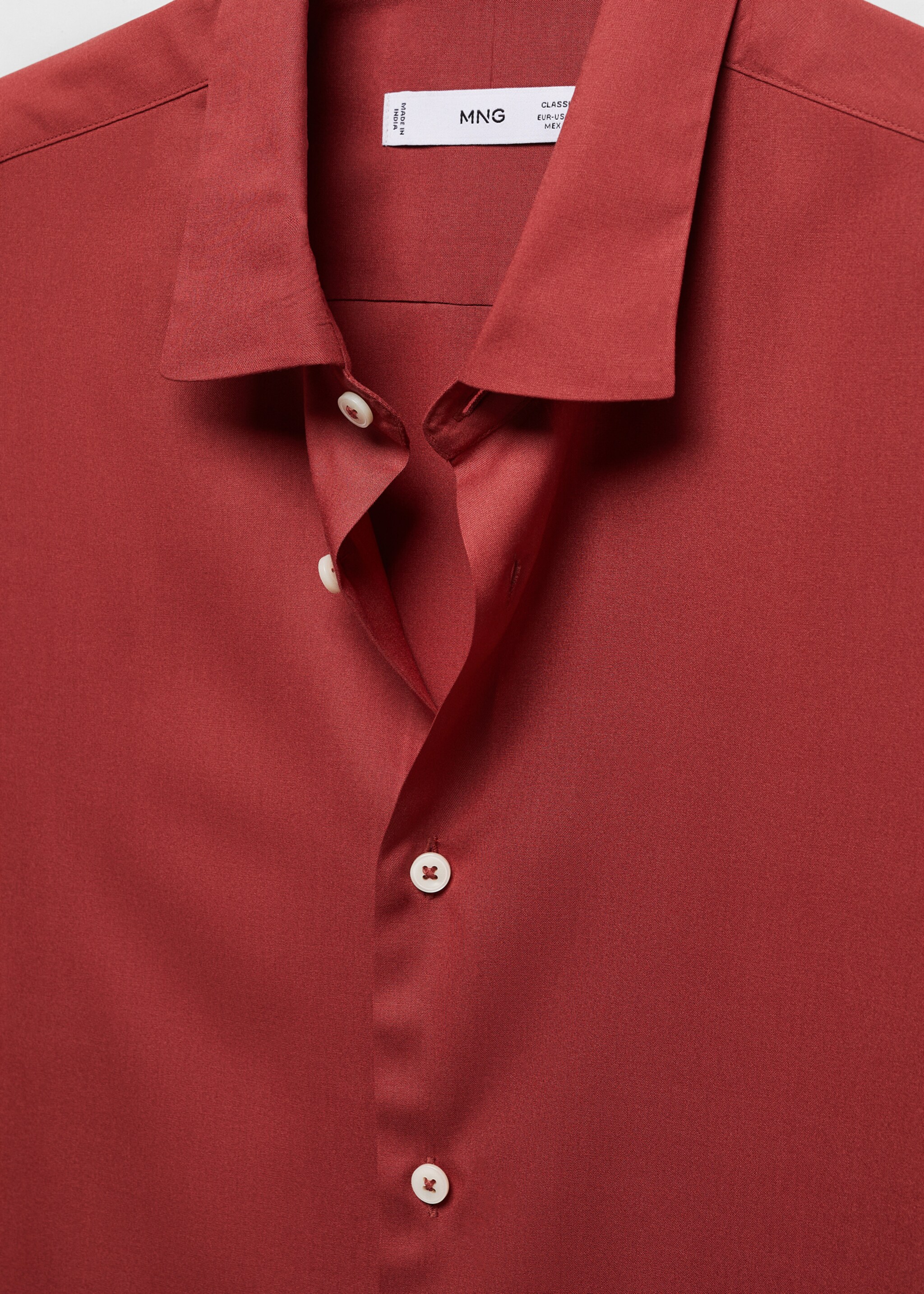 Camisa classic fit màniga curta - Detall de l'article 8