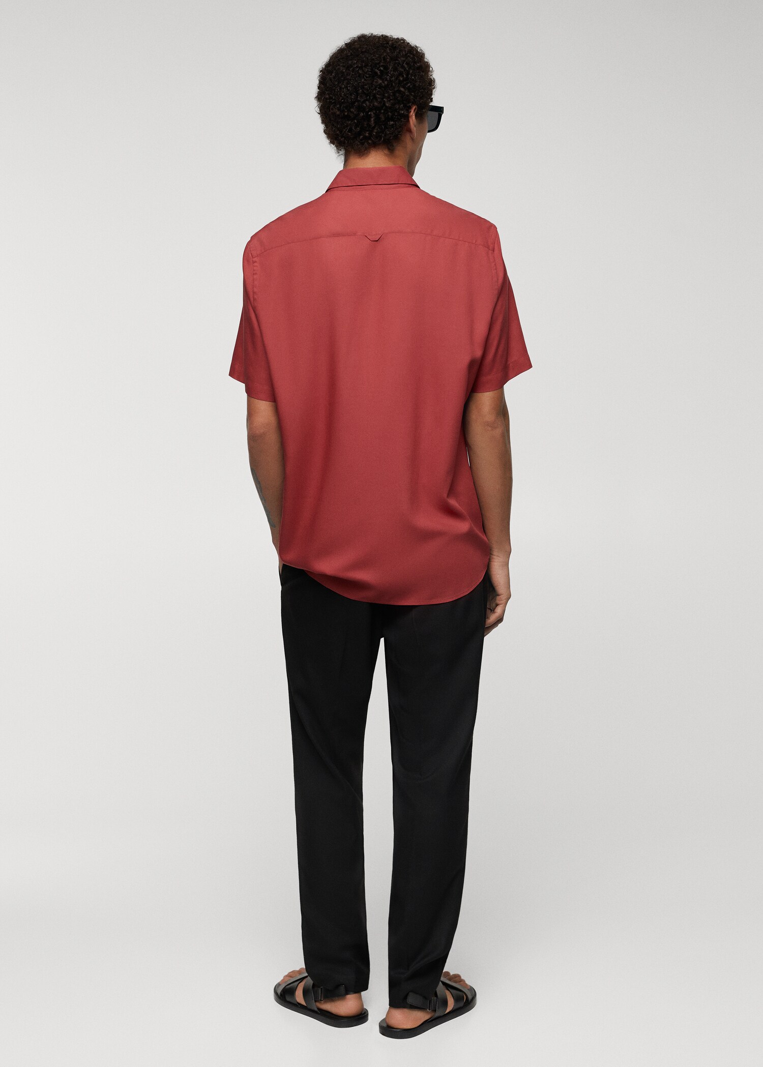 Camicia classic-fit maniche corte - Retro dell'articolo