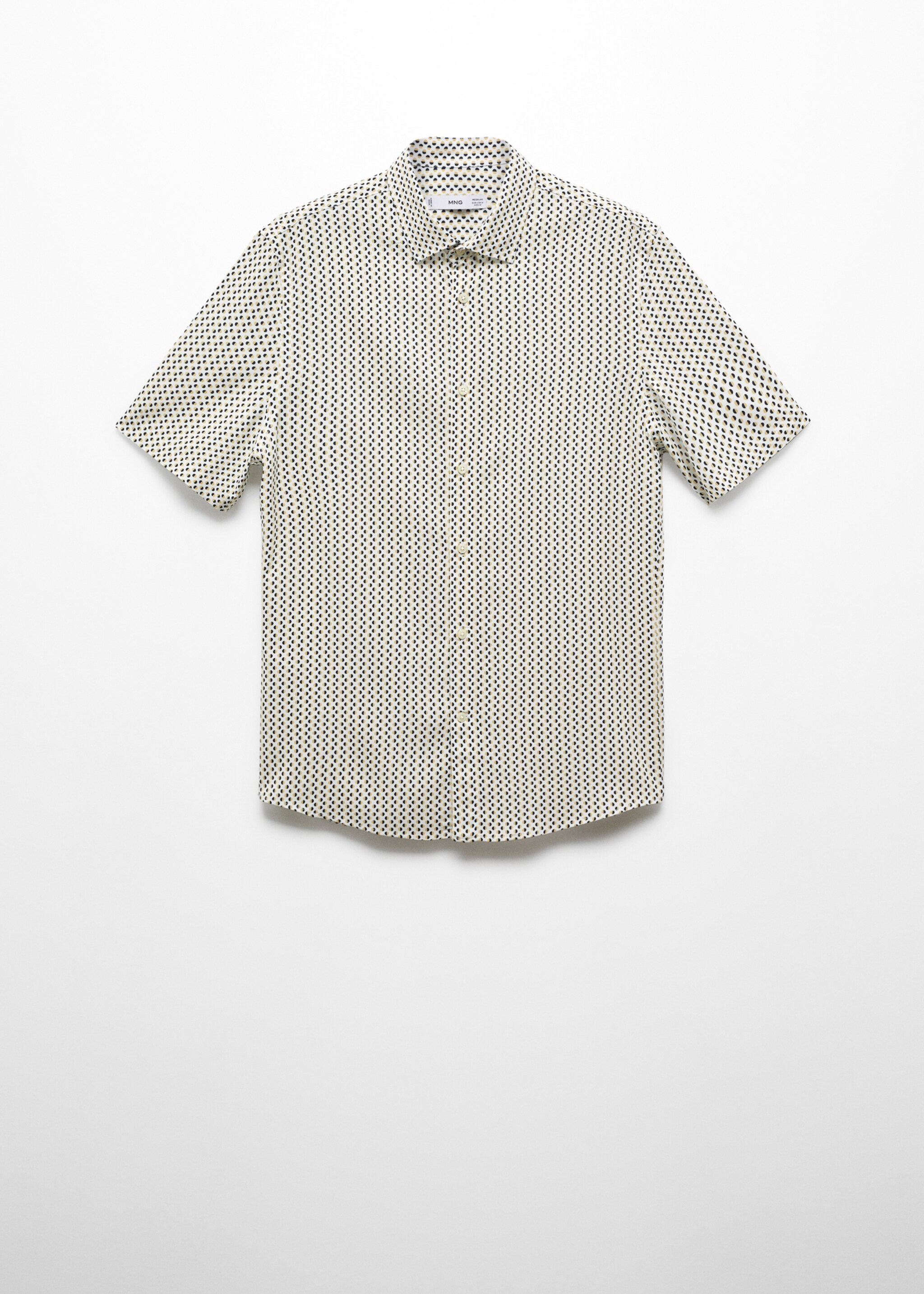 Short-sleeve polka-dot shirt - Article without model