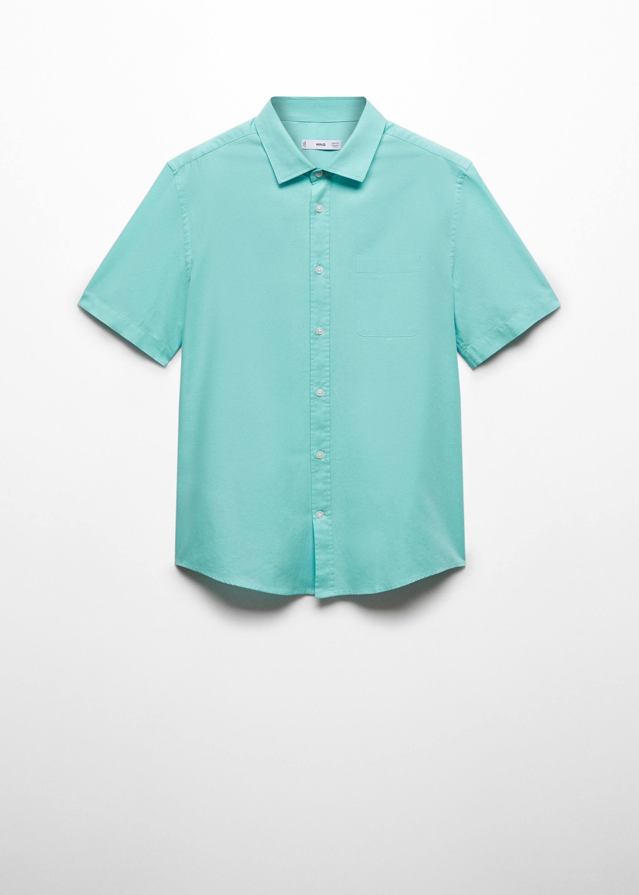 Camisa Oxford regular fit de algodão - Artigo sem modelo