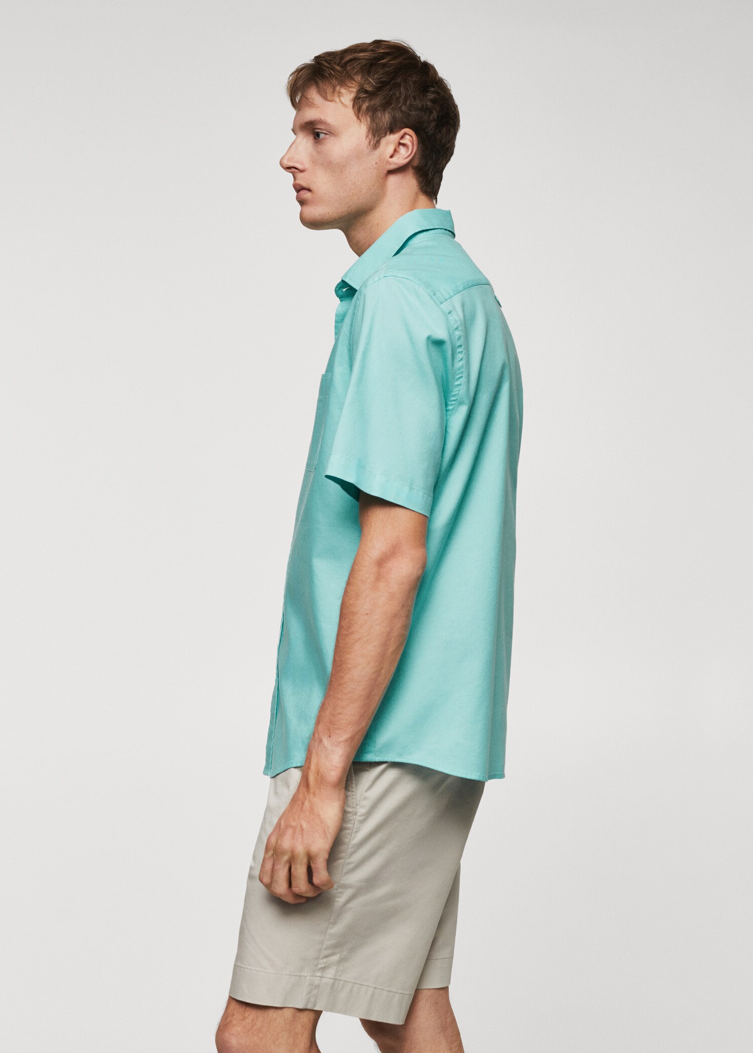 Regular fit Oxford cotton shirt - Details of the article 2