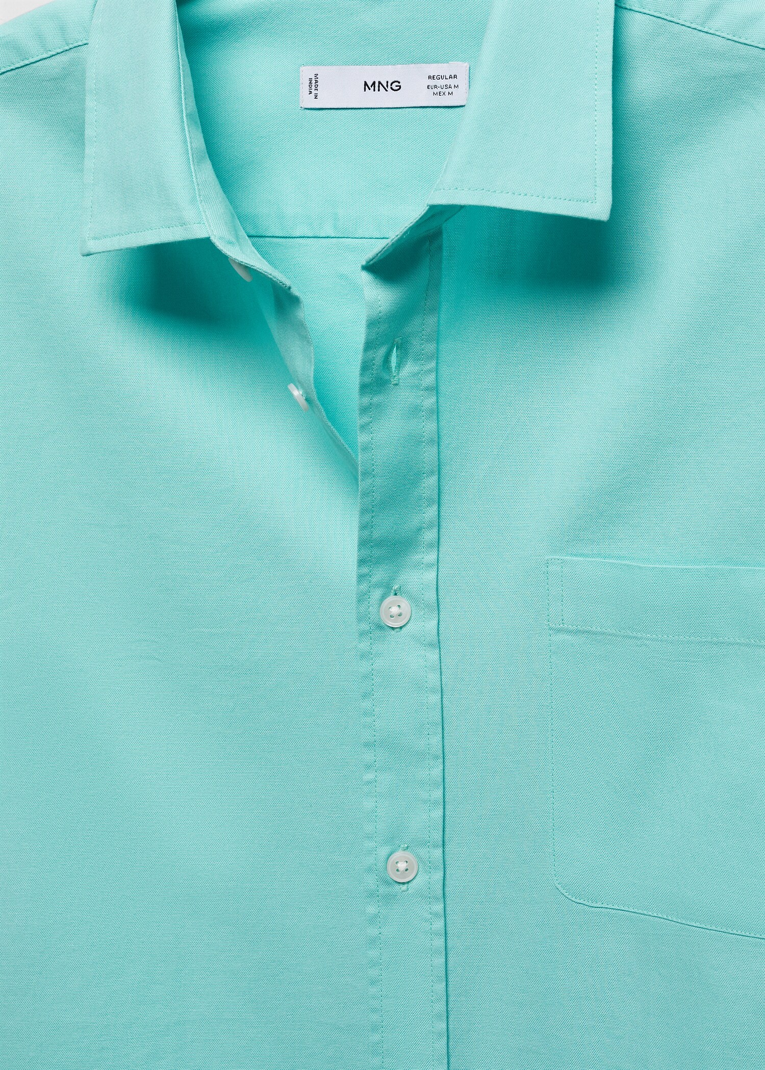 Regular fit Oxford cotton shirt - Details of the article 8