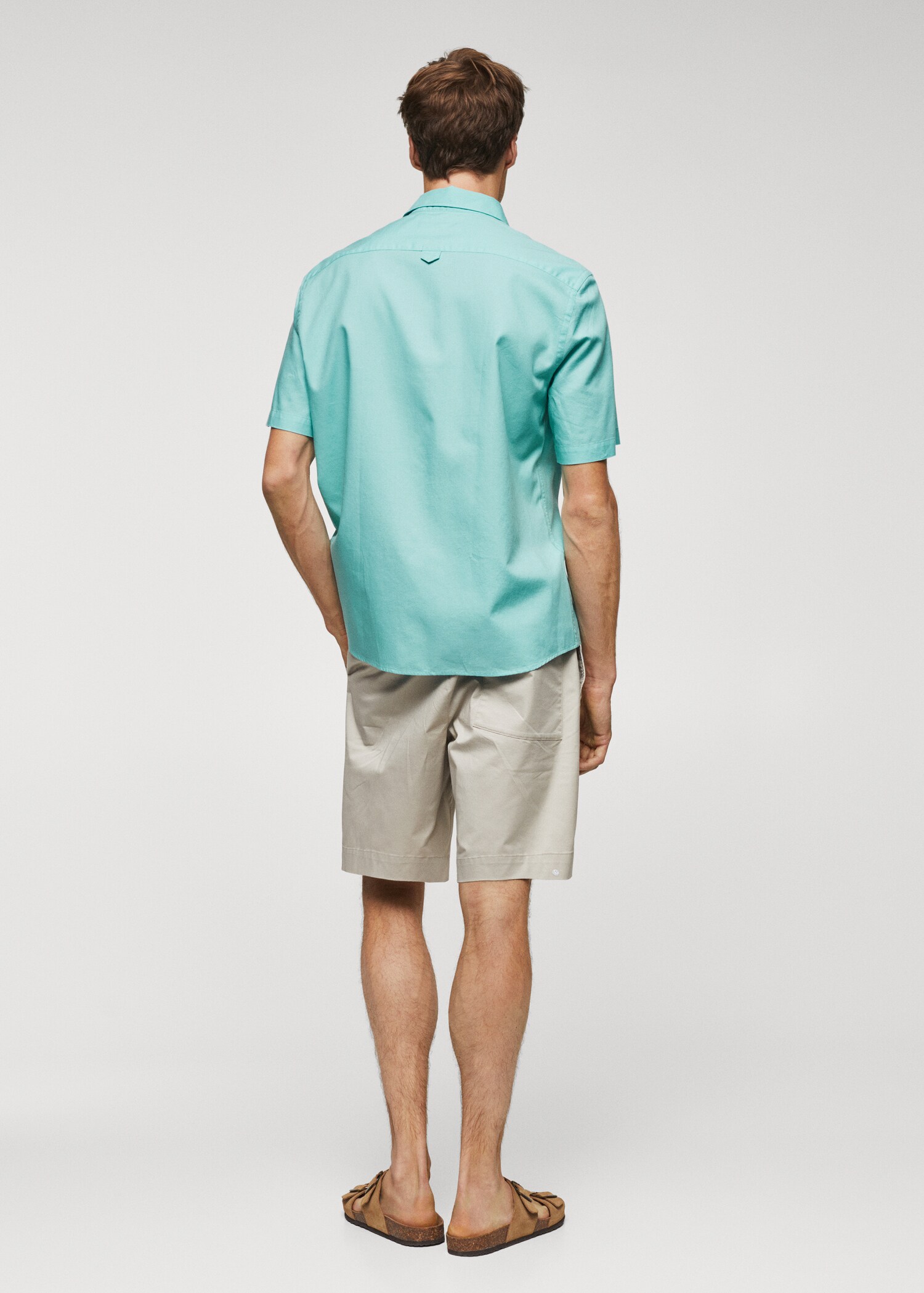 Regular fit Oxford cotton shirt - Reverse of the article