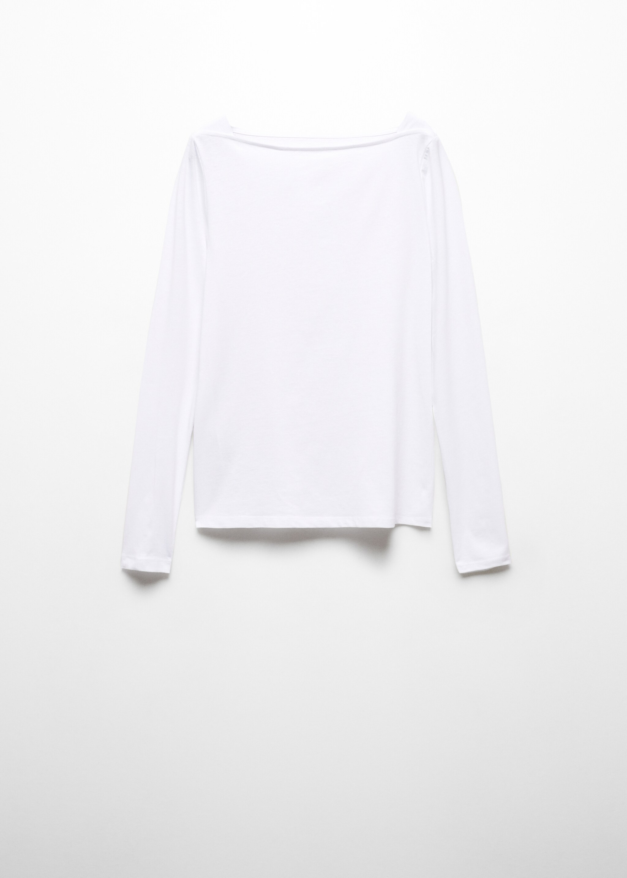 T-shirt col bateau coton - Article sans modèle