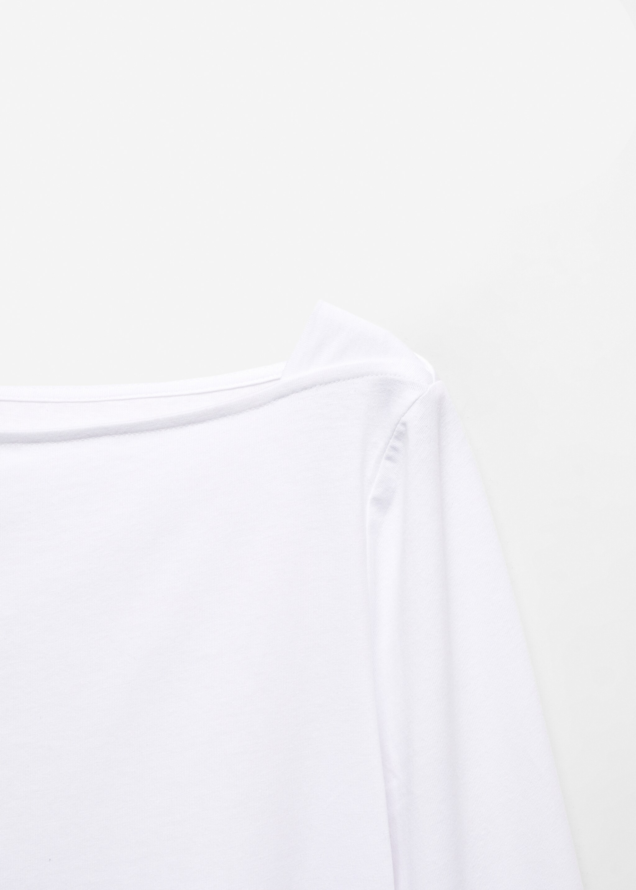 T-shirt col bateau coton - Détail de l'article 8