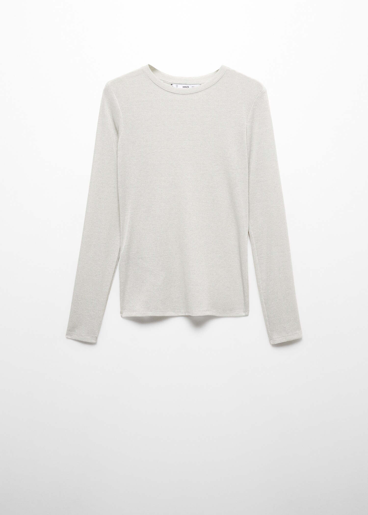 T-shirt Lurex manches longues - Article sans modèle