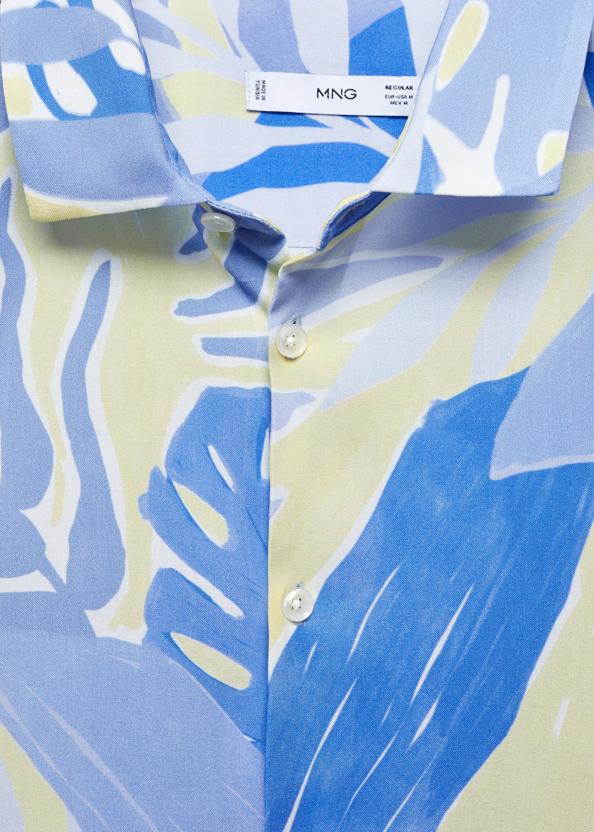 Camisa regular fit fluída estampada - Detalle del artículo 8