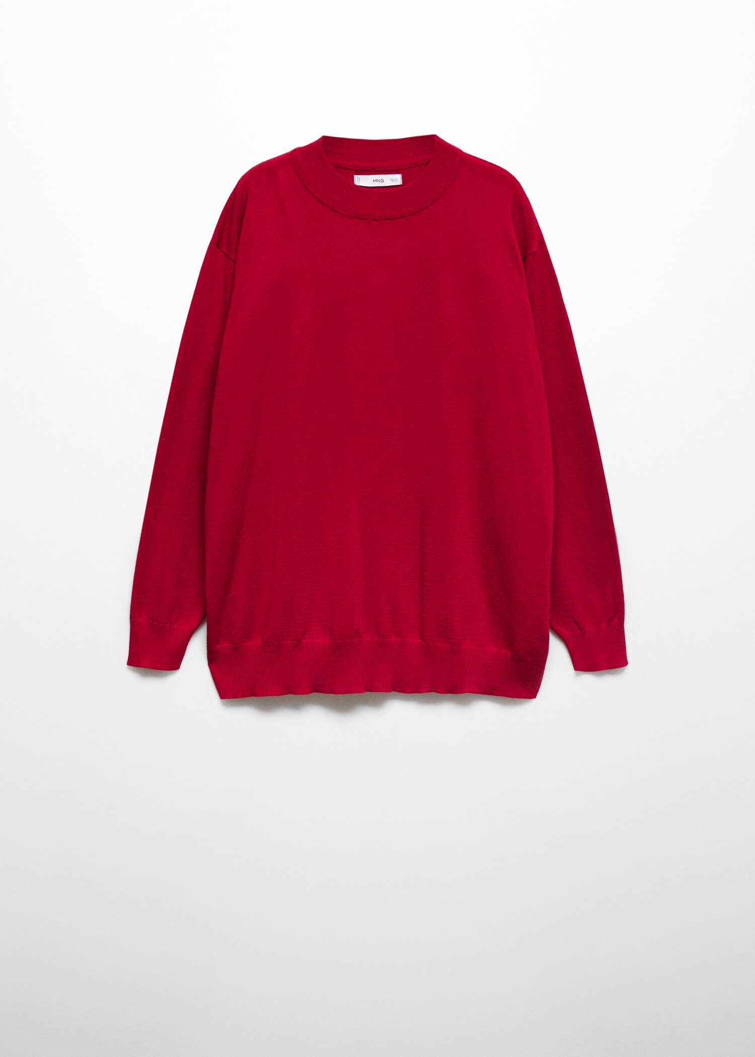 Round-neck knitted sweater - Article without model