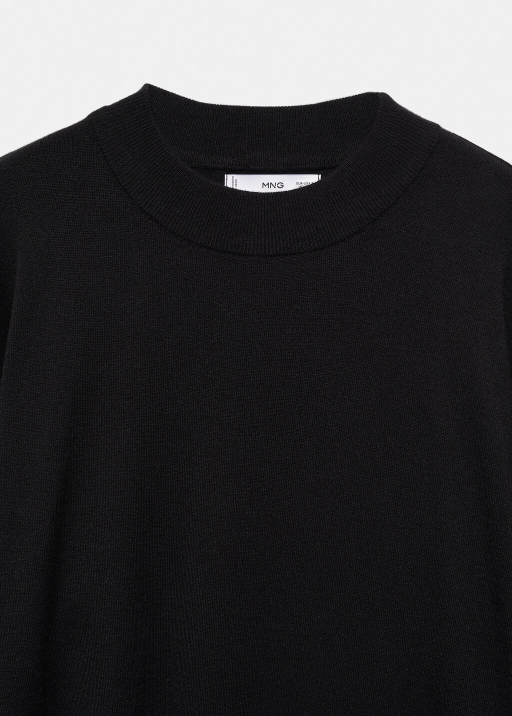Round-neck knitted sweater - Women | MANGO OUTLET USA