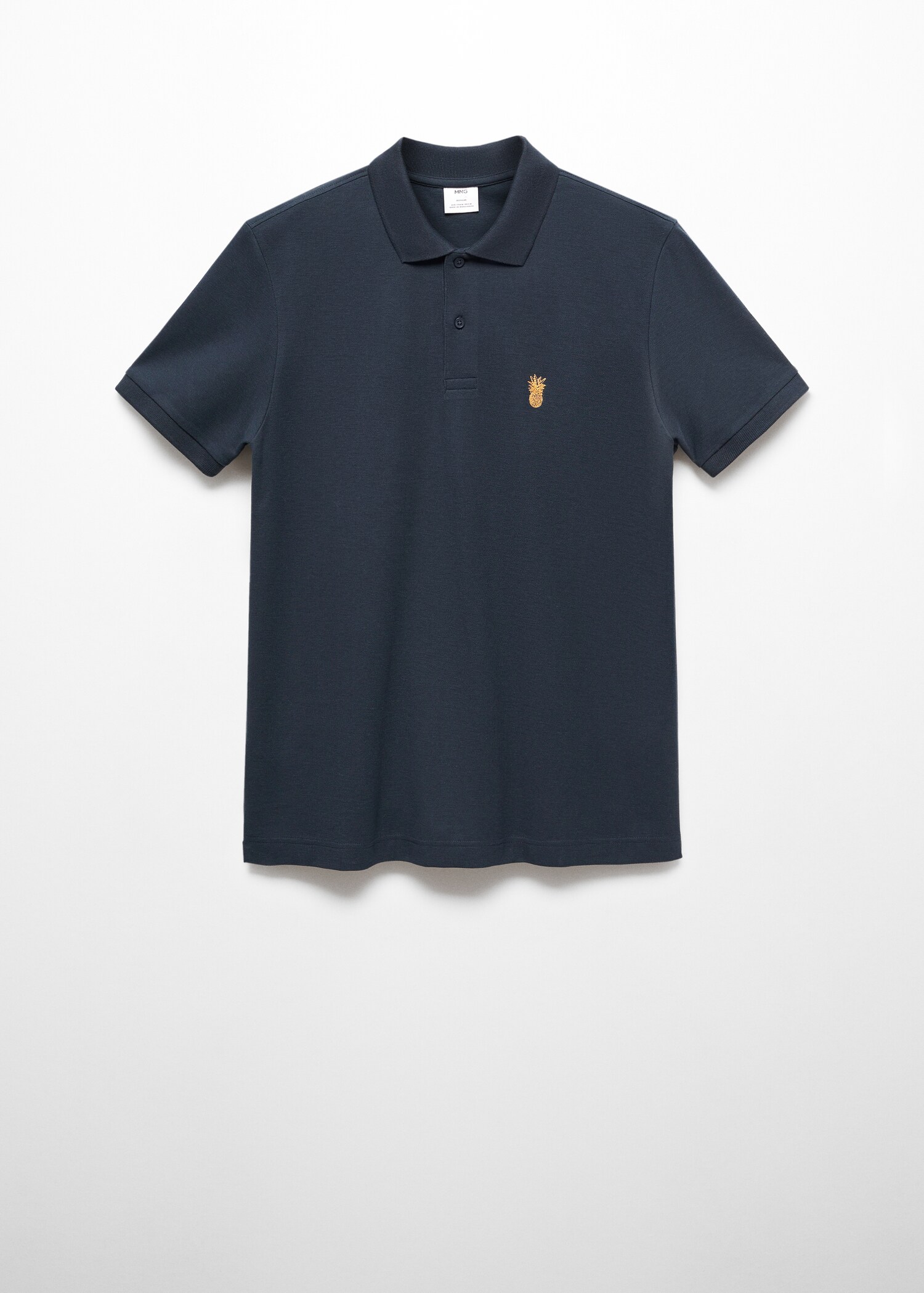100% cotton pique polo shirt - Article without model