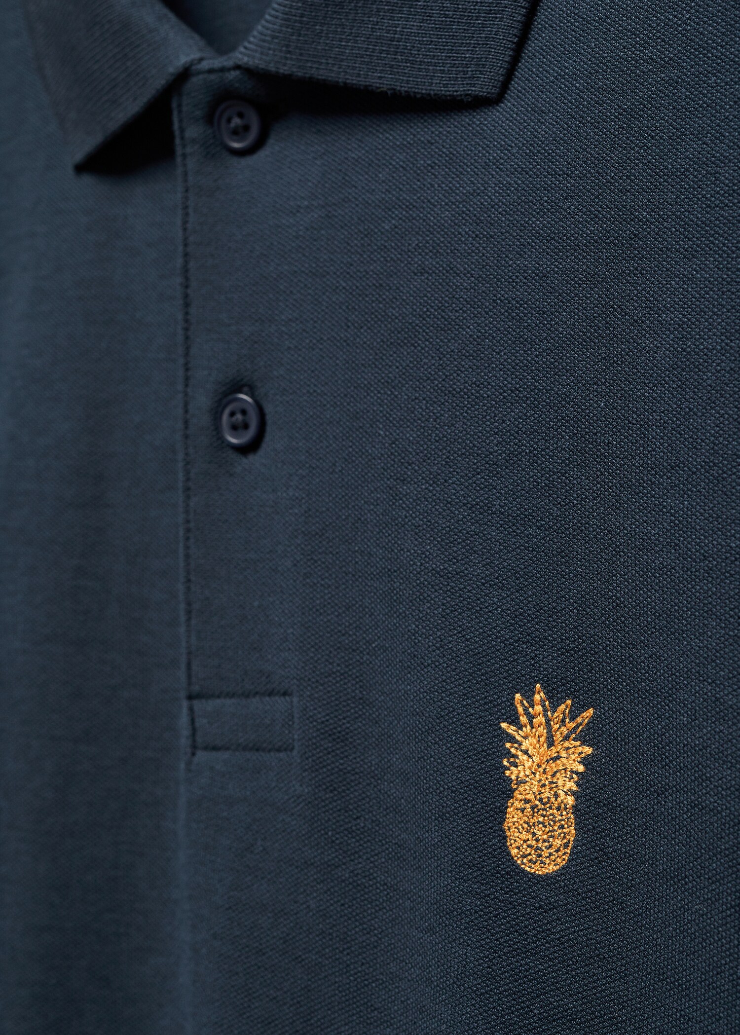 100% cotton pique polo shirt - Details of the article 8