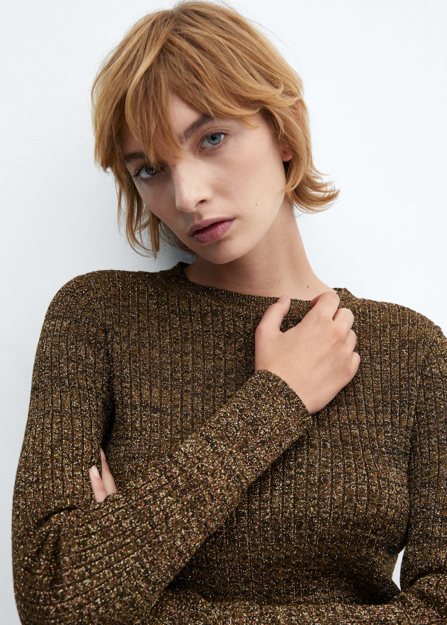 Pull-over Lurex col rond - Détail de l'article 1