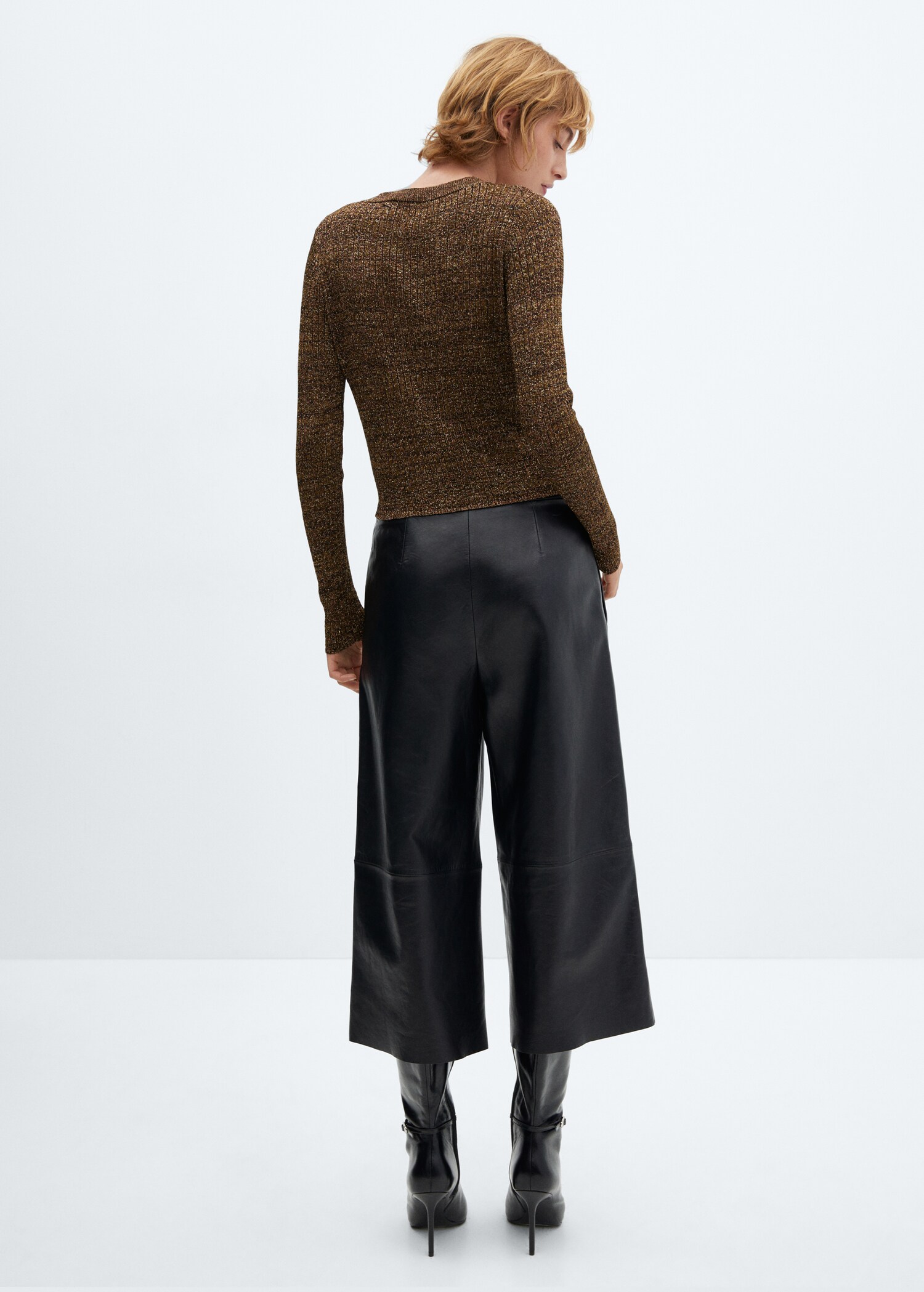Pull-over Lurex col rond - Verso de l’article