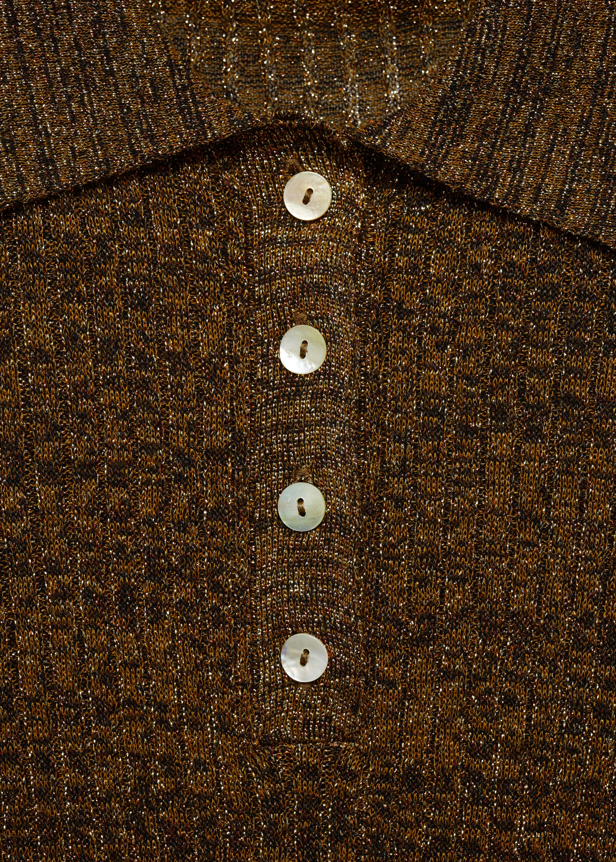 Pull-over Lurex col polo - Détail de l'article 8