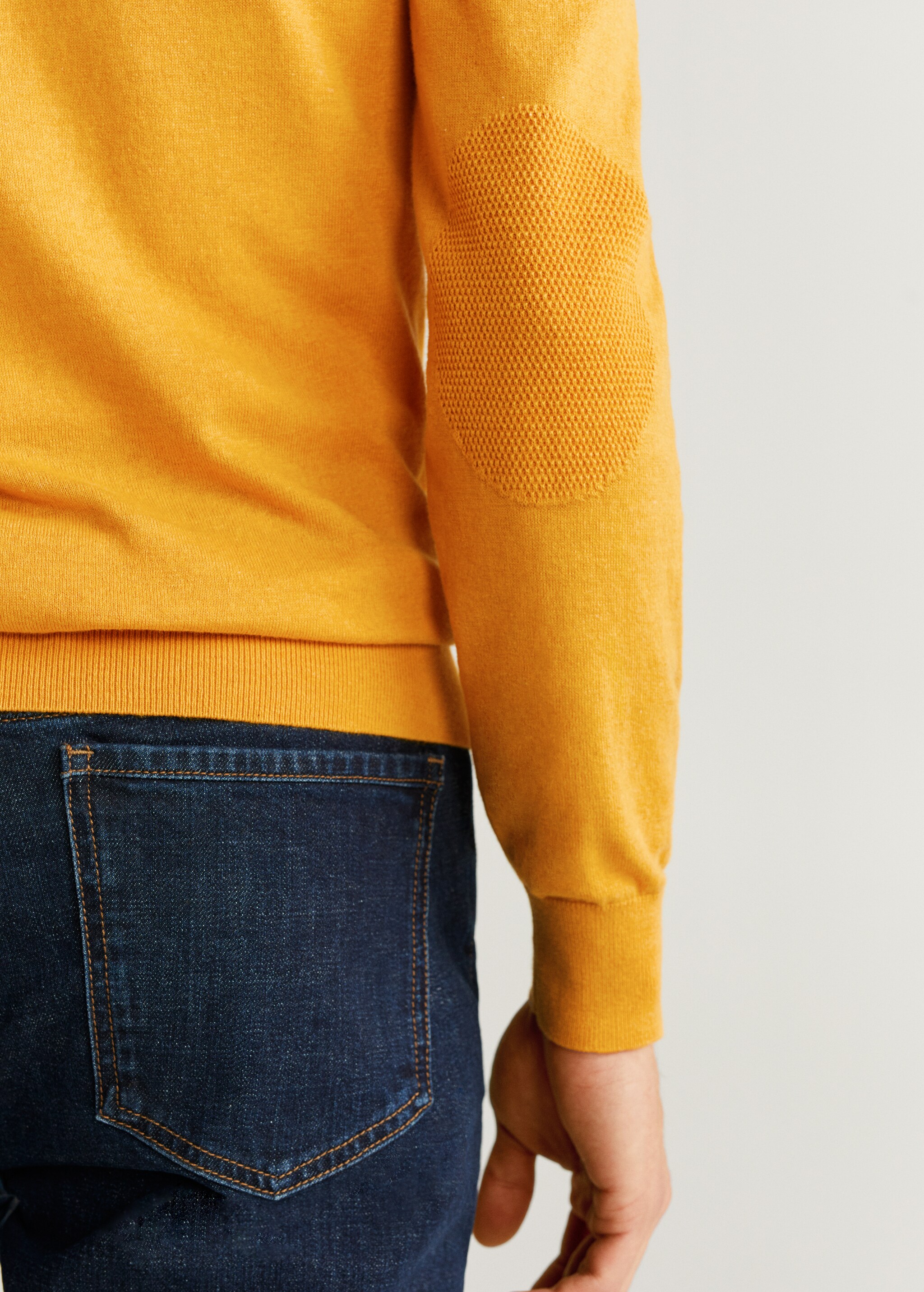 Jersey algodón cashmere coderas - Detalle del artículo 1