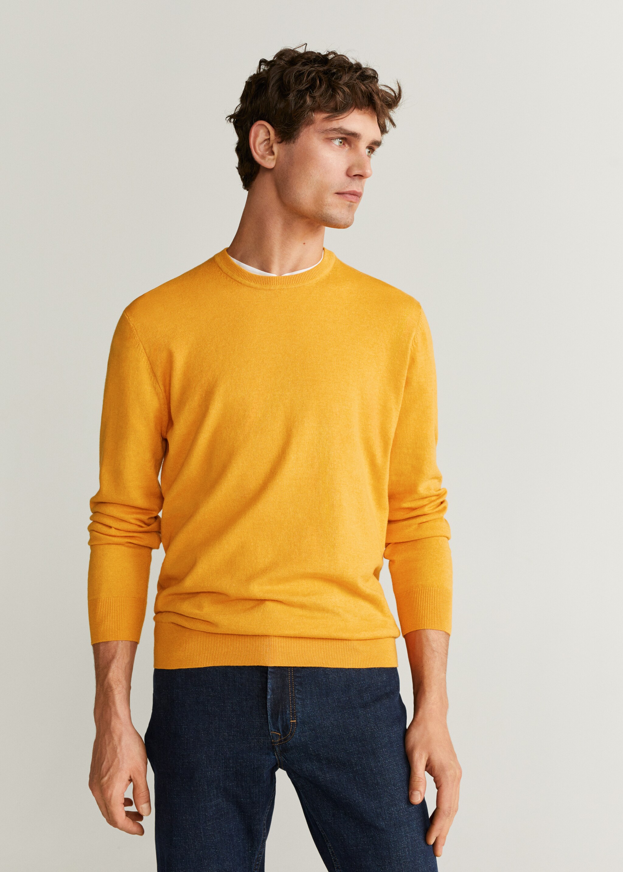 Jersey algodón cashmere coderas - Detalle del artículo 2