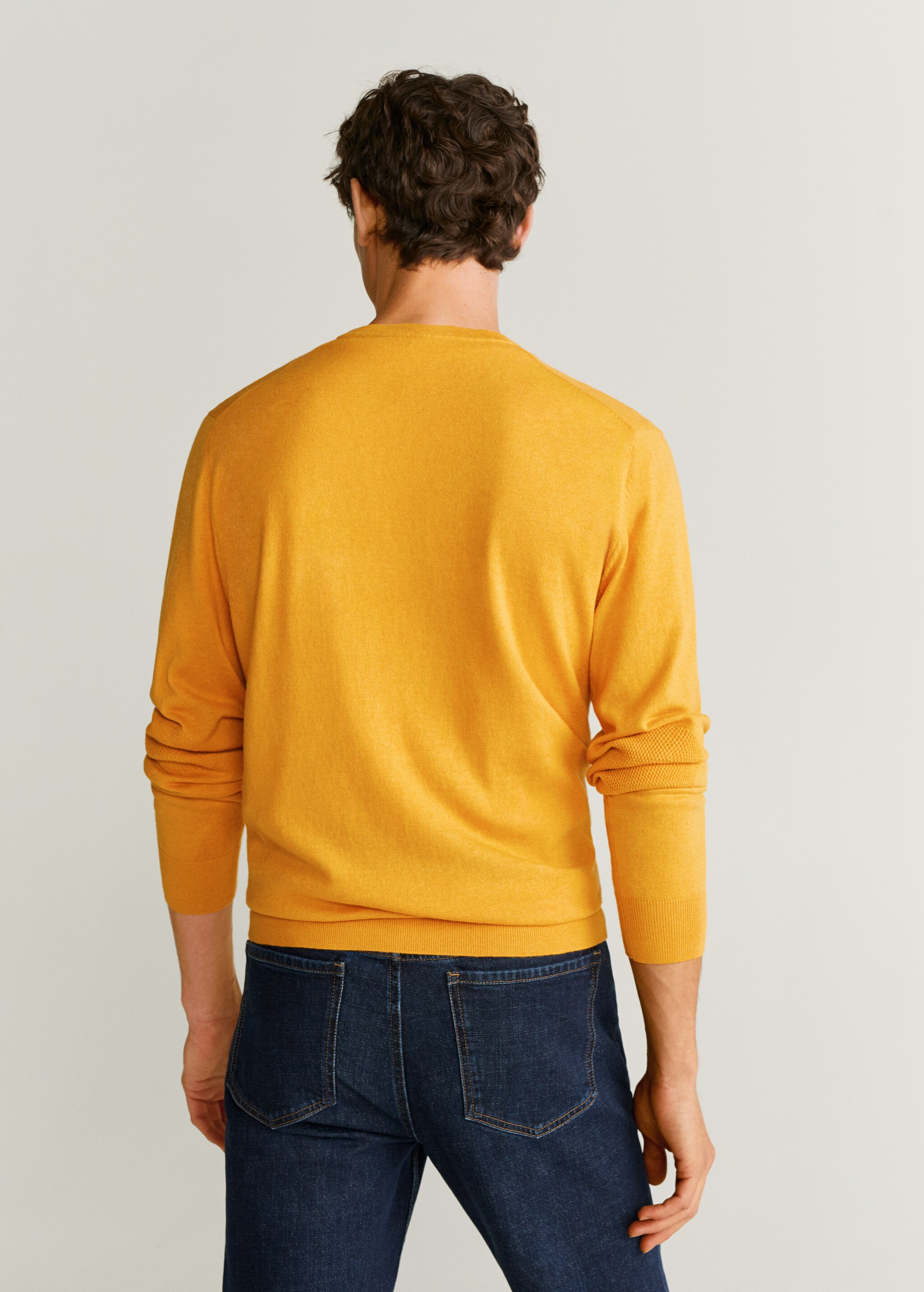 Jersey algodón cashmere coderas - Reverso del artículo